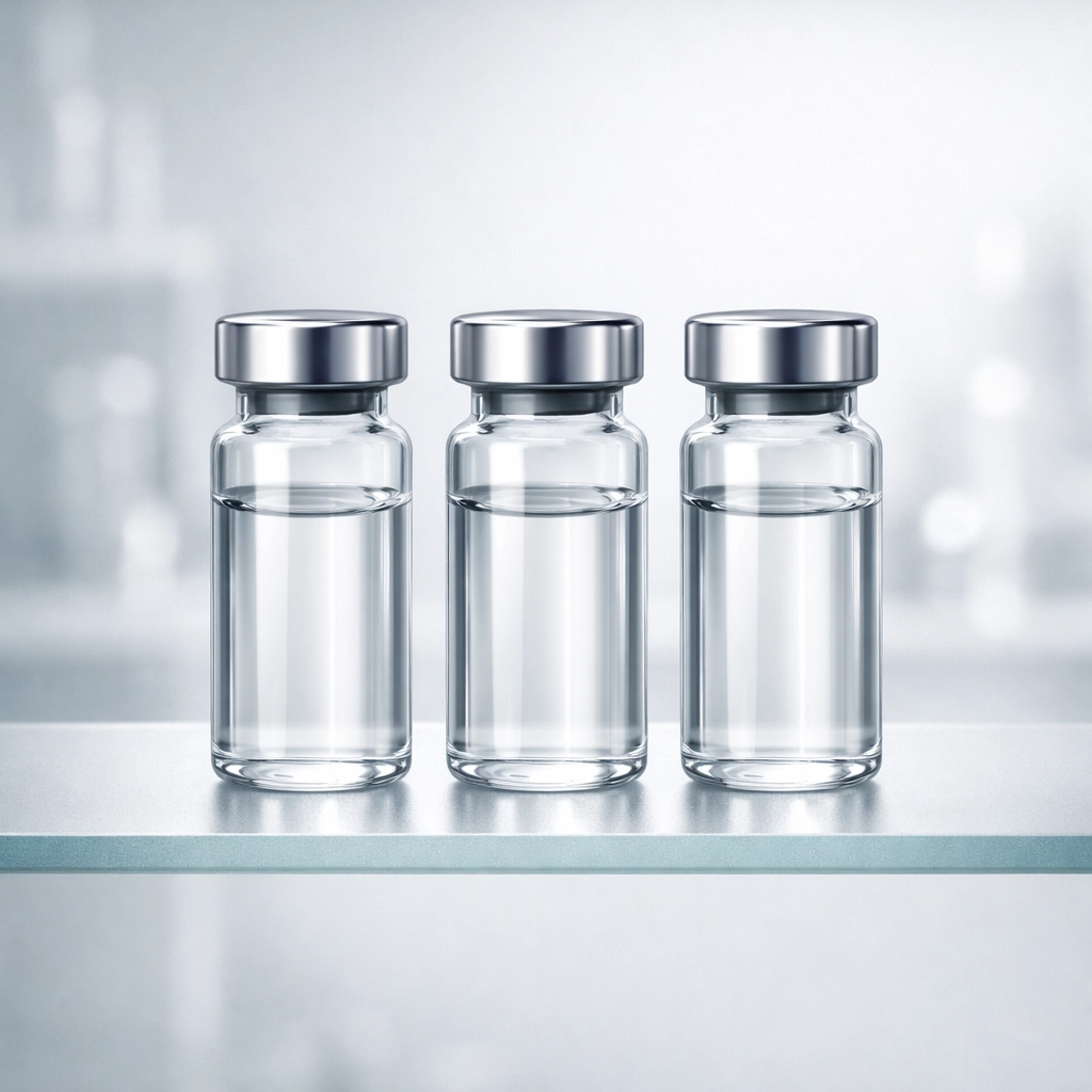 Set of purified Cartalax peptide vials for professional musculoskeletal research.