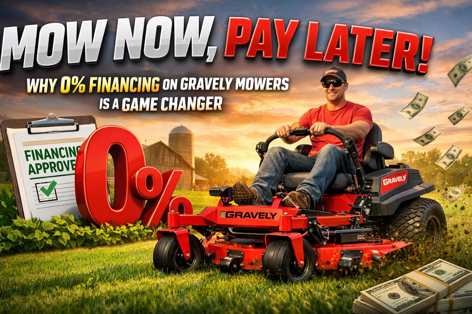 [HERO] Mow Now, Pay Later: Why 0% Financing on Gravely Mowers is a Game Changer