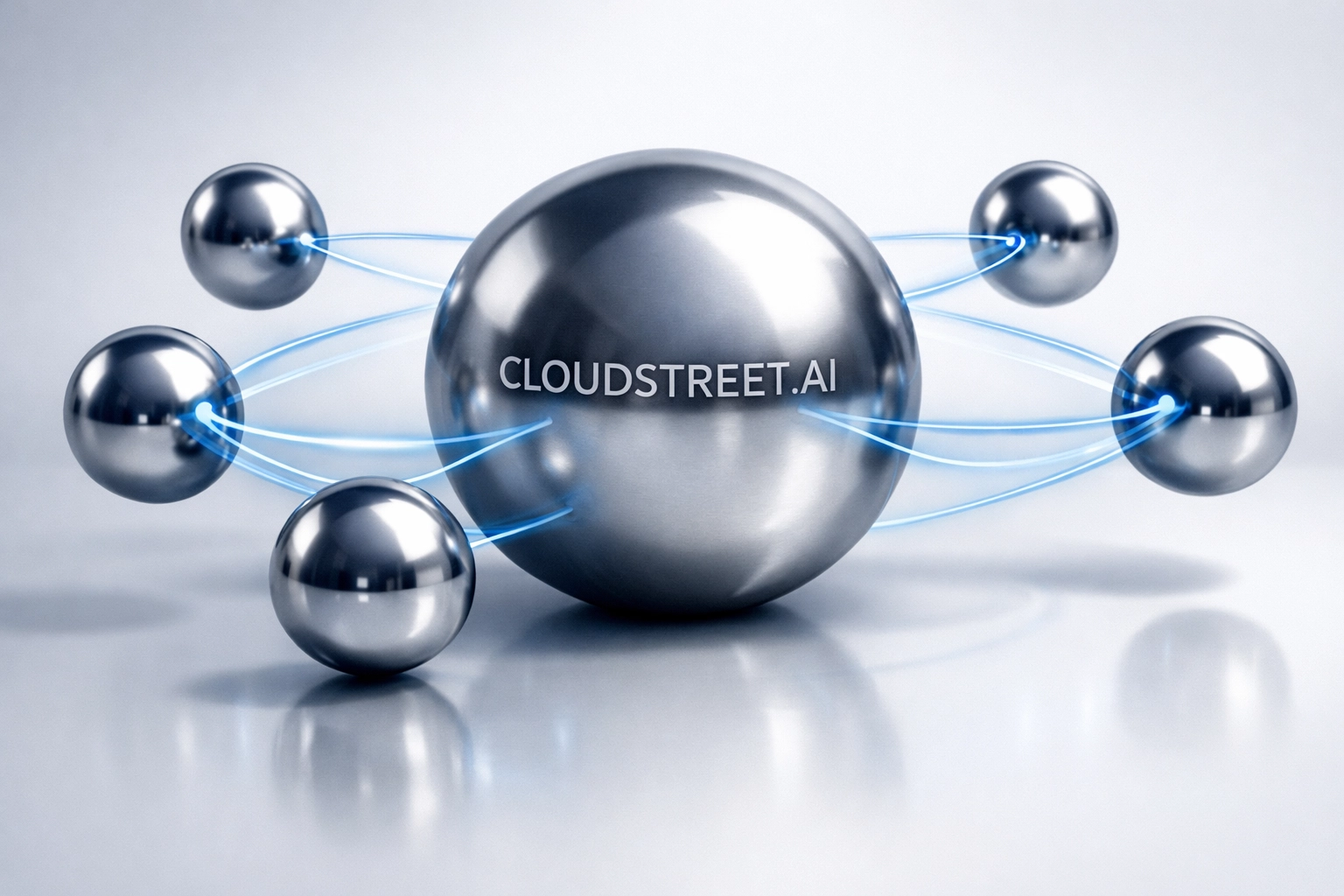 A unified commerce platform hub connecting data points for Salesforce B2B Commerce Cloud ROI.