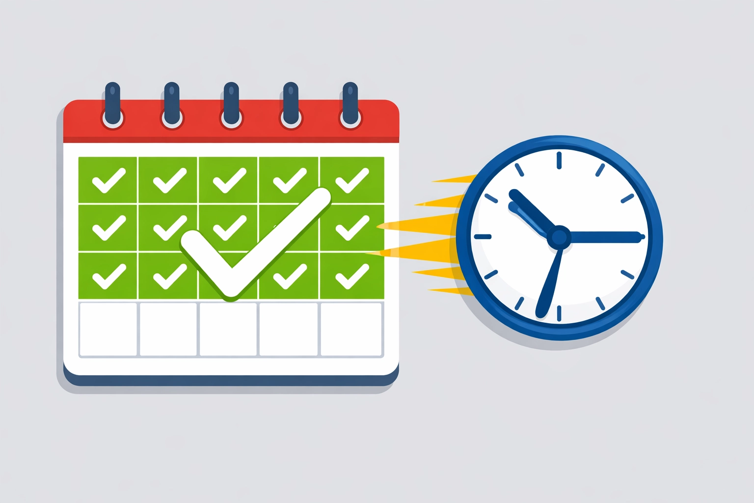 Calendar showing the 21-day timeline for a 2026 tax refund via direct deposit.
