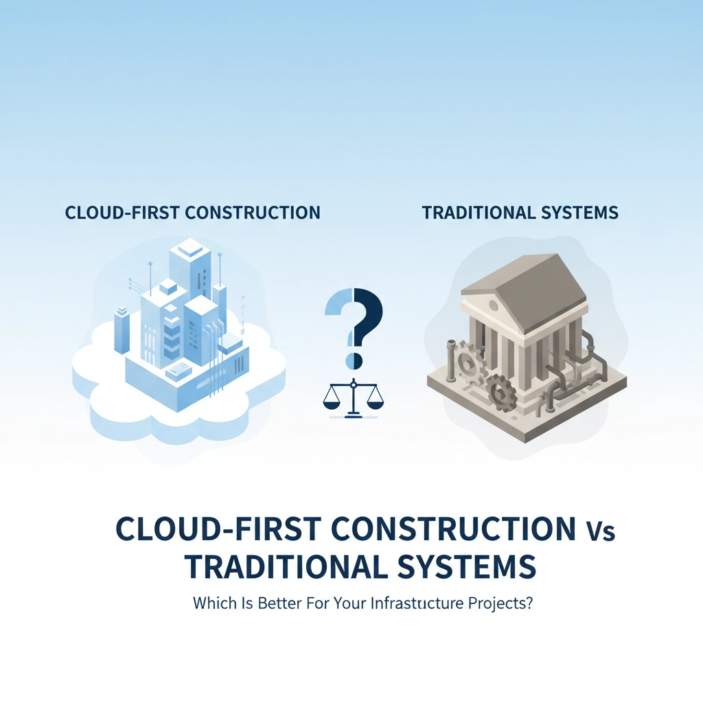 Cloud-First Construction Vs Traditional Systems: Which Is Better For Your Infrastructure Projects?