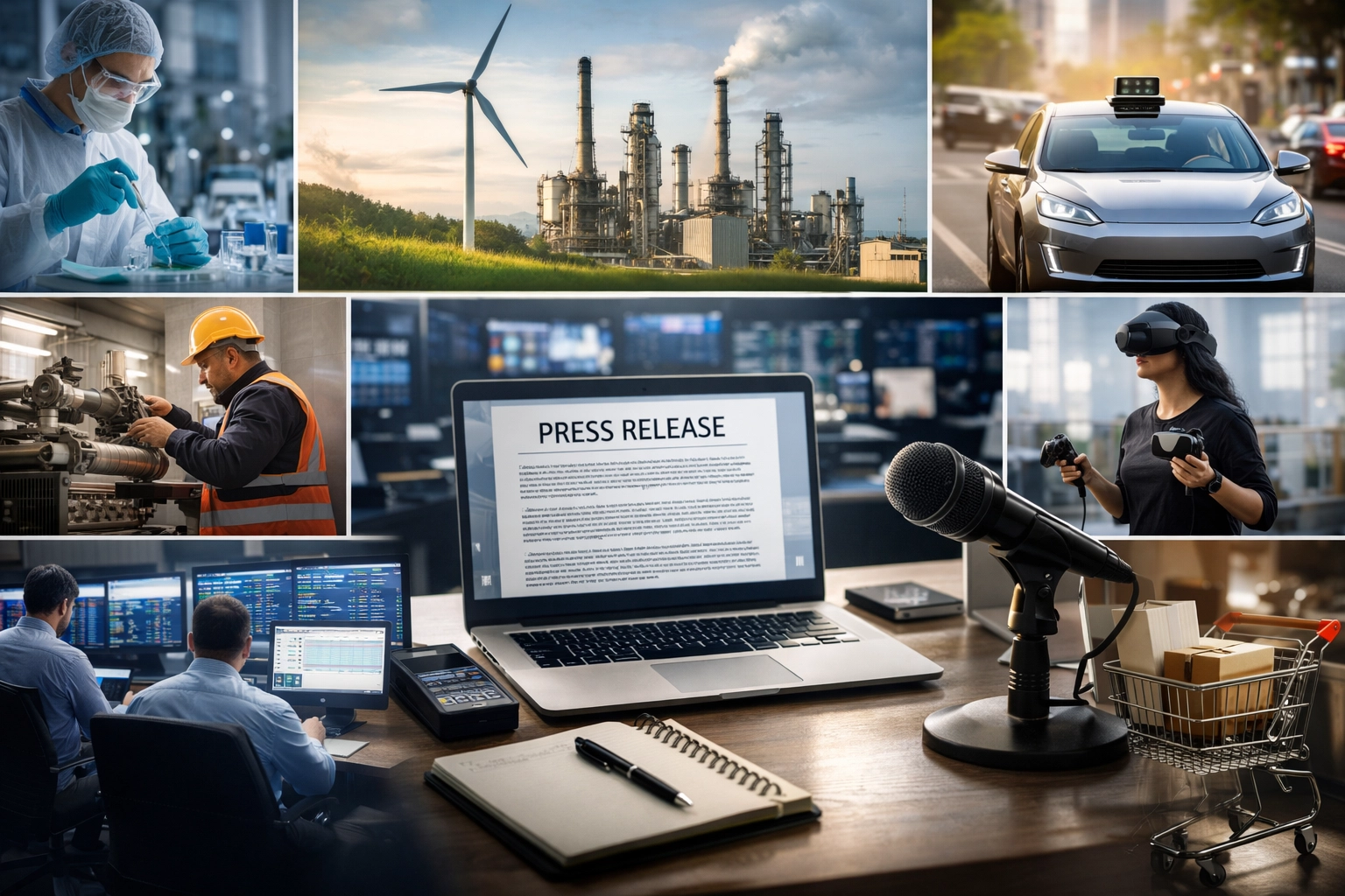 Hero image showing The Proven 11AM Press Release Framework