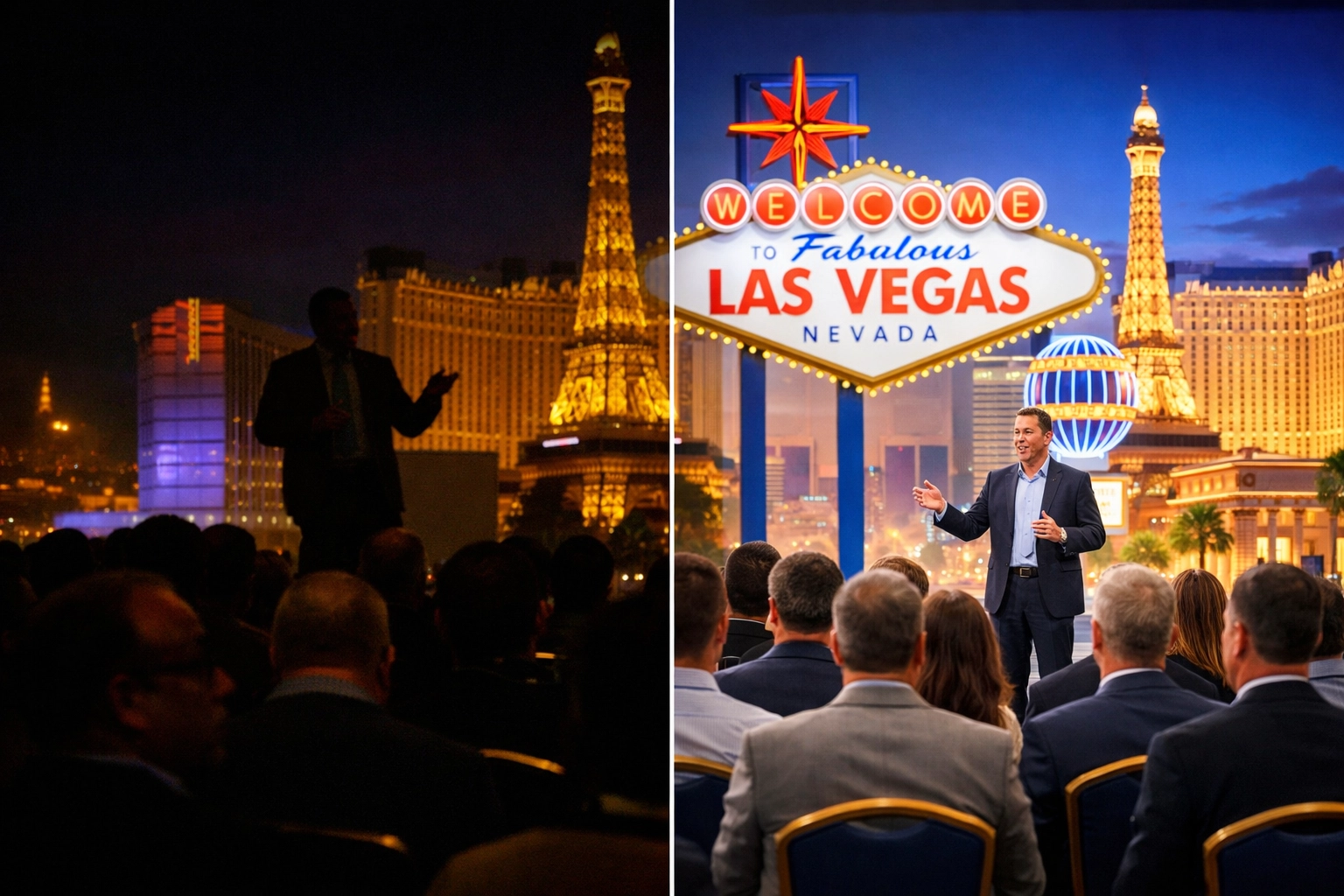 Comparison of amateur versus professional conference photography lighting techniques