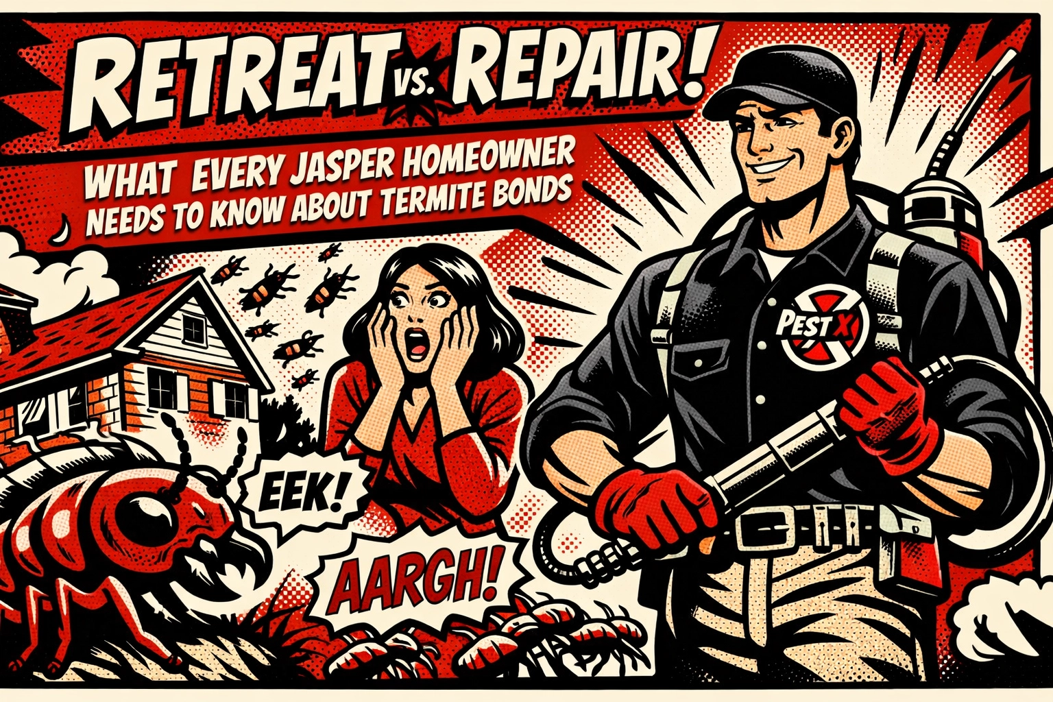 [HERO] Retreat vs. Repair: What Every Jasper Homeowner Needs to Know About Termite Bonds