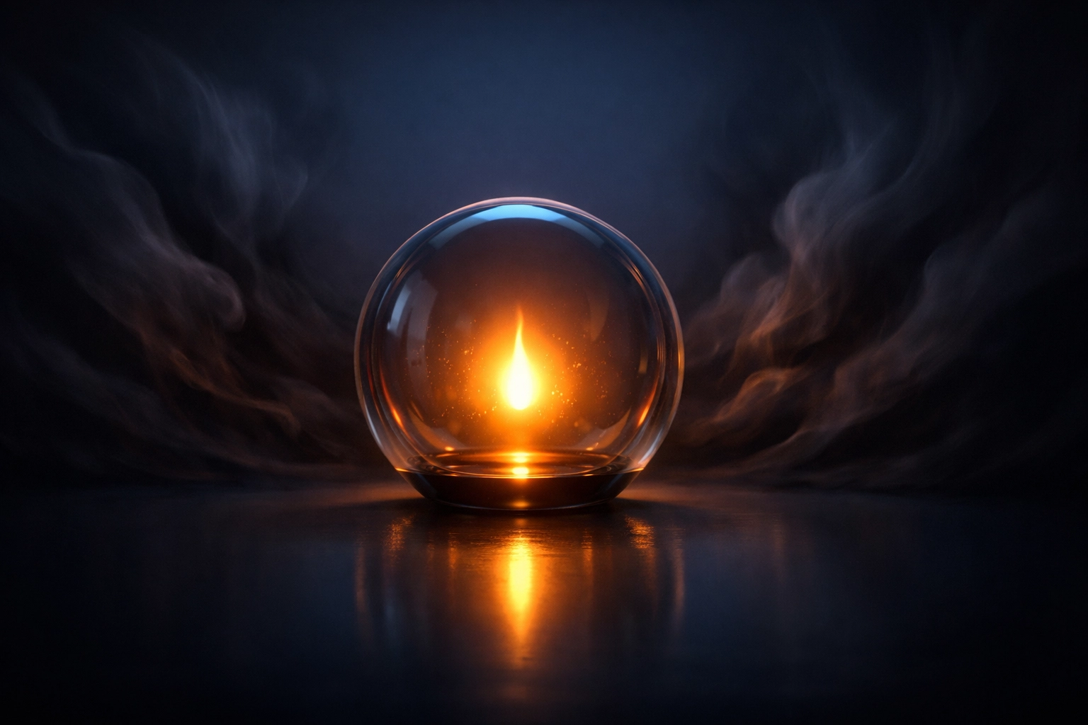 A protected glowing light symbolizing guarding the heart and soul from the darkness of war.