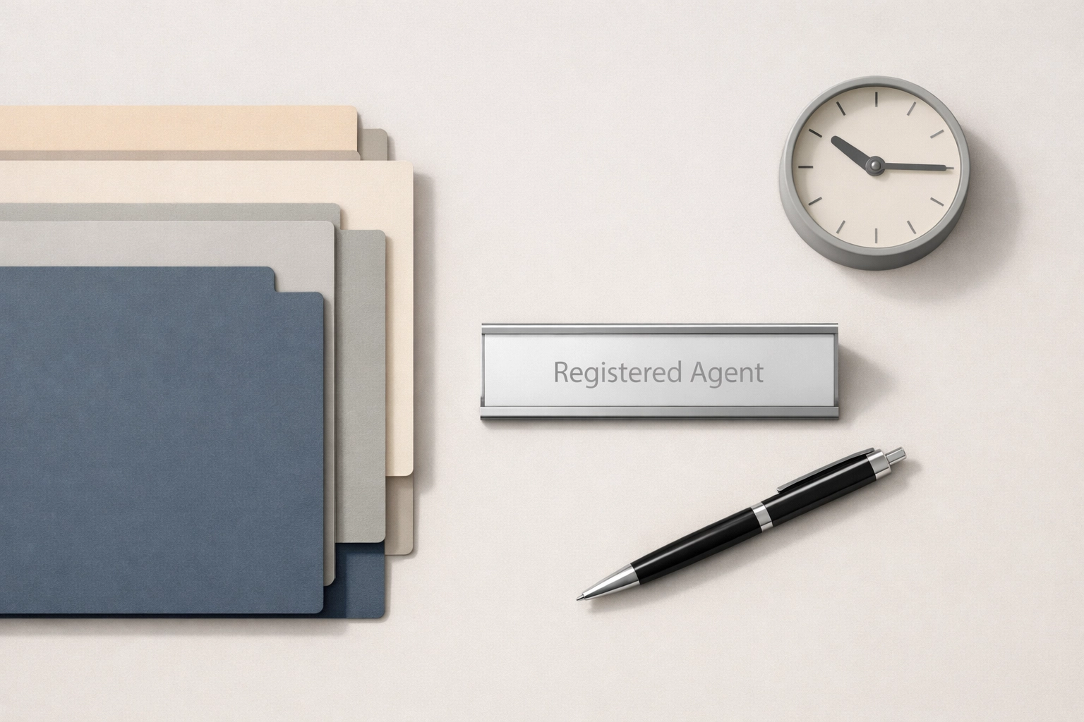 Registered agent desk setup for Kentucky LLC formation and legal compliance
