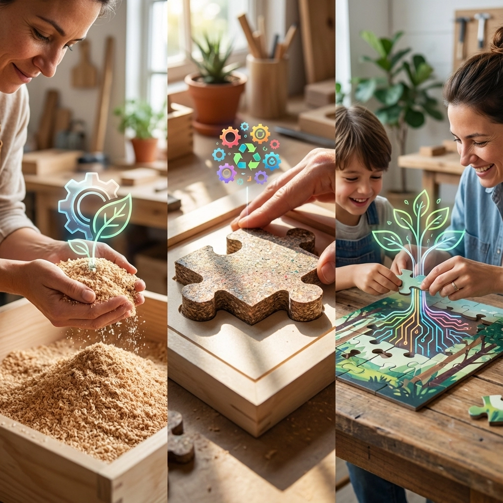 Sustainable Puzzles Made From Waste Sawdust: The CogZart Story (Simple Explainer)
