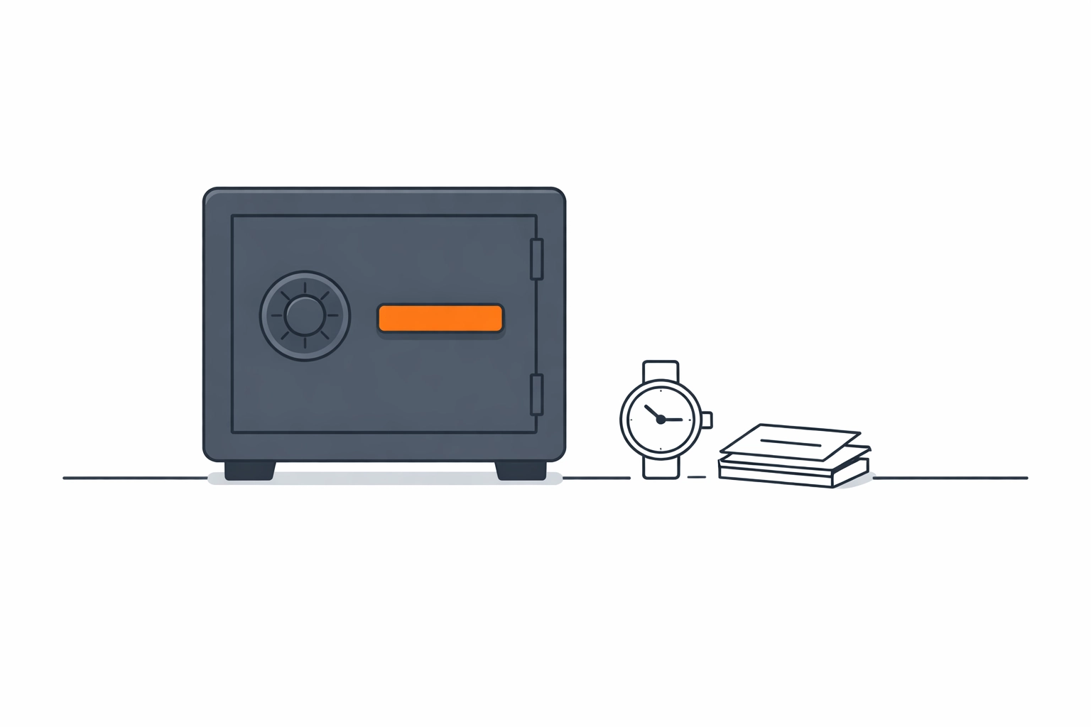 Secure your valuables and sensitive documents before your local handyman begins work on your home.