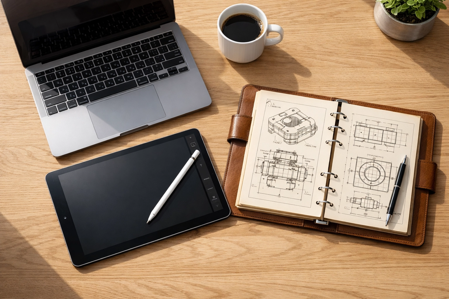 Professional workspace illustrating the technical precision of ServiceNow consulting services for ITOM ROI.