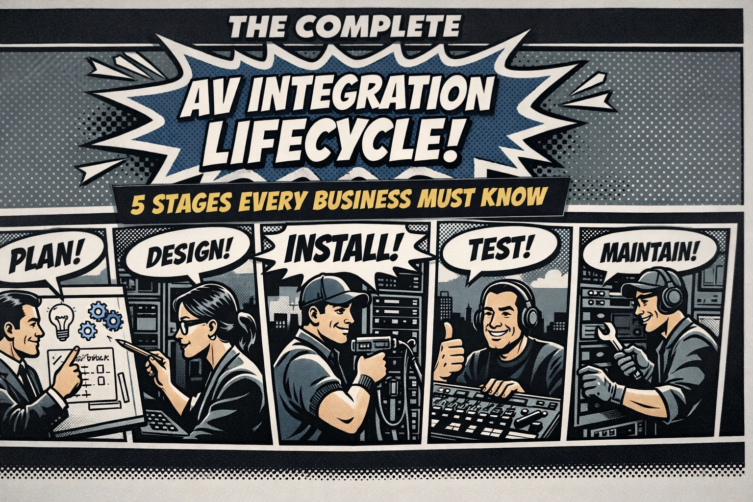 [HERO] The Complete AV Integration Lifecycle: 5 Stages Every Business Must Know