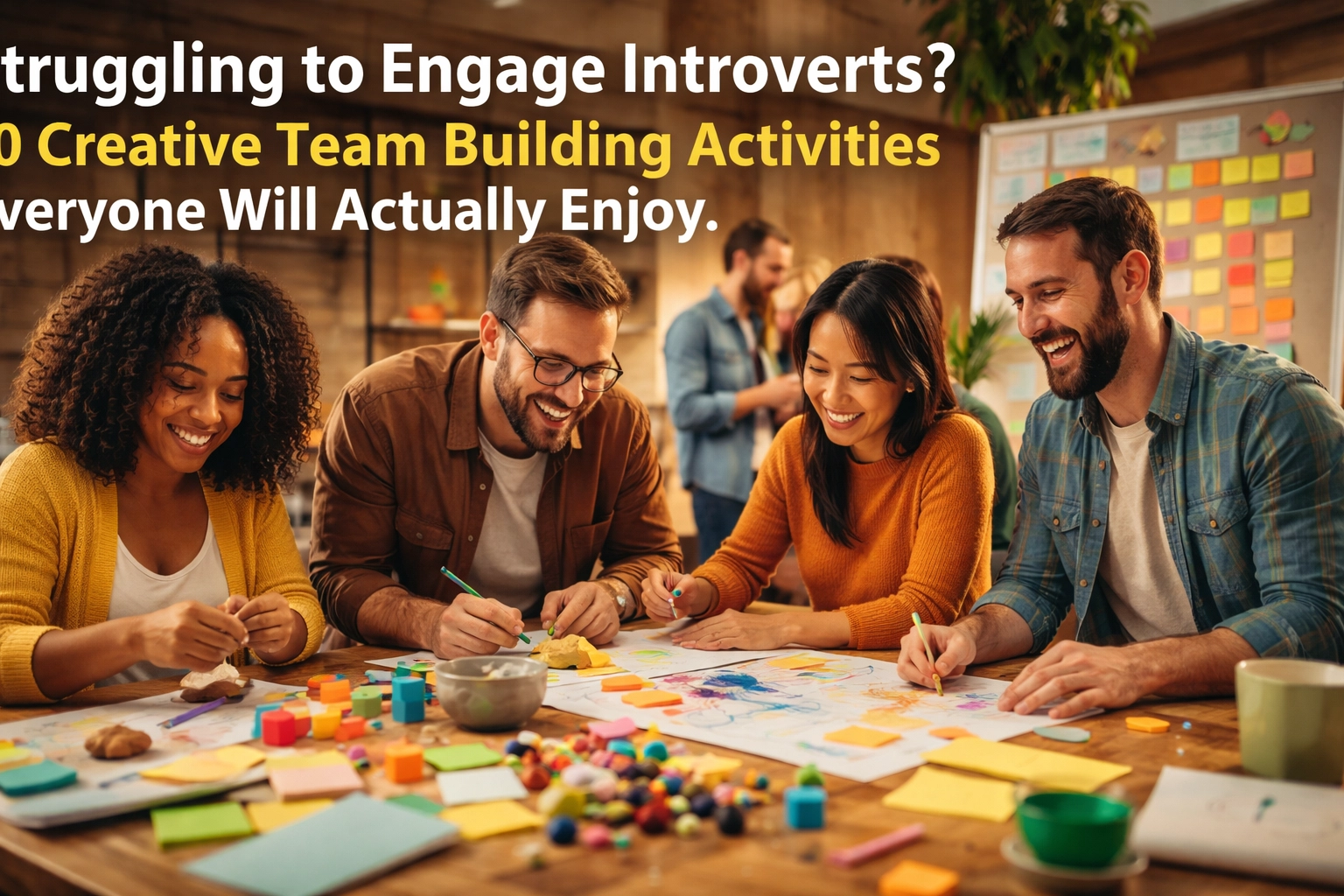 [HERO] Struggling to Engage Introverts? 10 Creative Team Building Activities Everyone Will Actually Enjoy