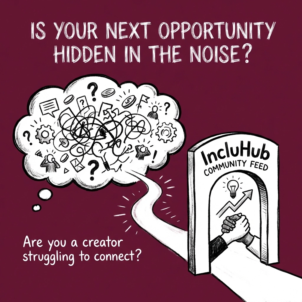 How IncluHub's Community Feed Powers Real-Time Opportunities