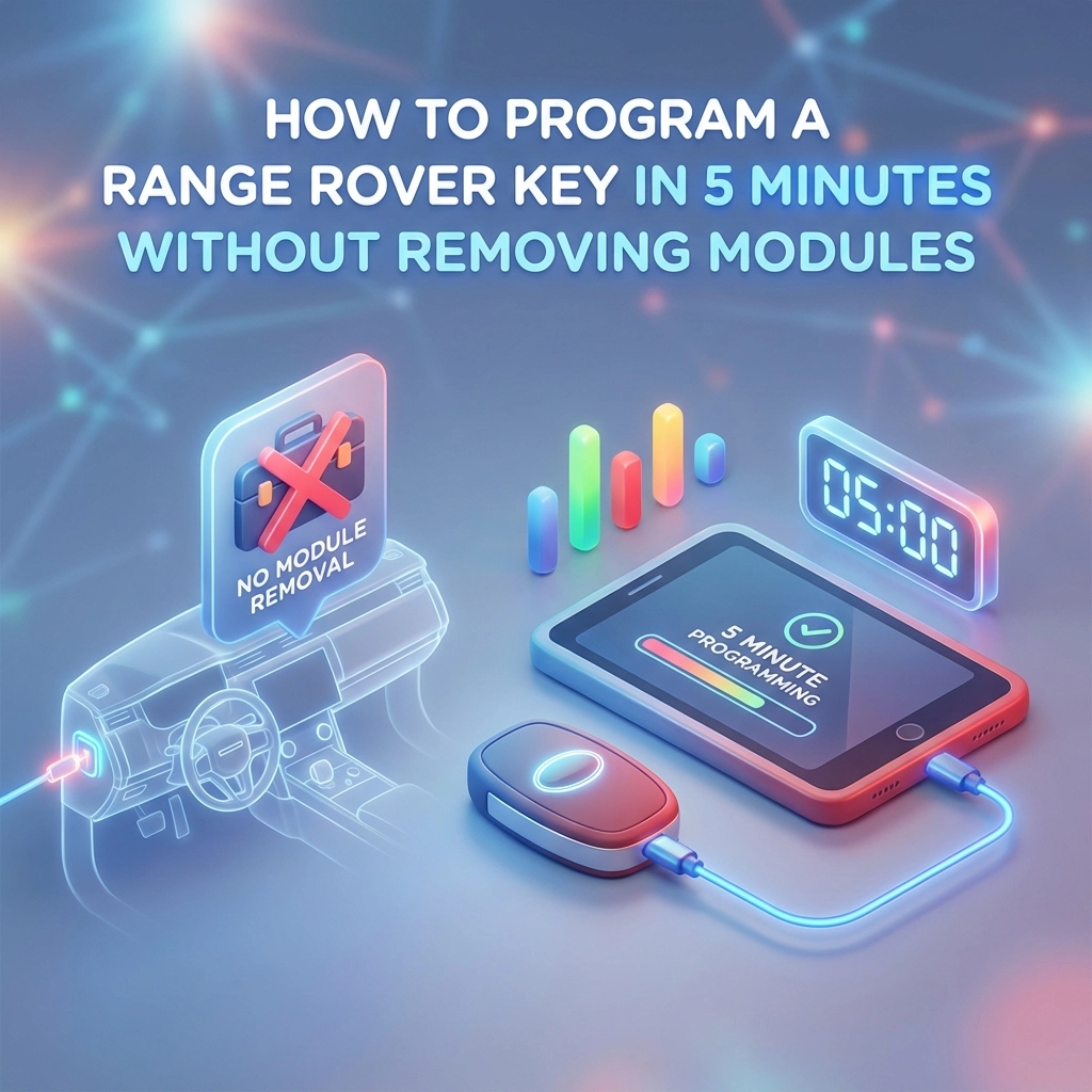 [HERO] How to Program a Range Rover Key in 5 Minutes Without Removing Modules