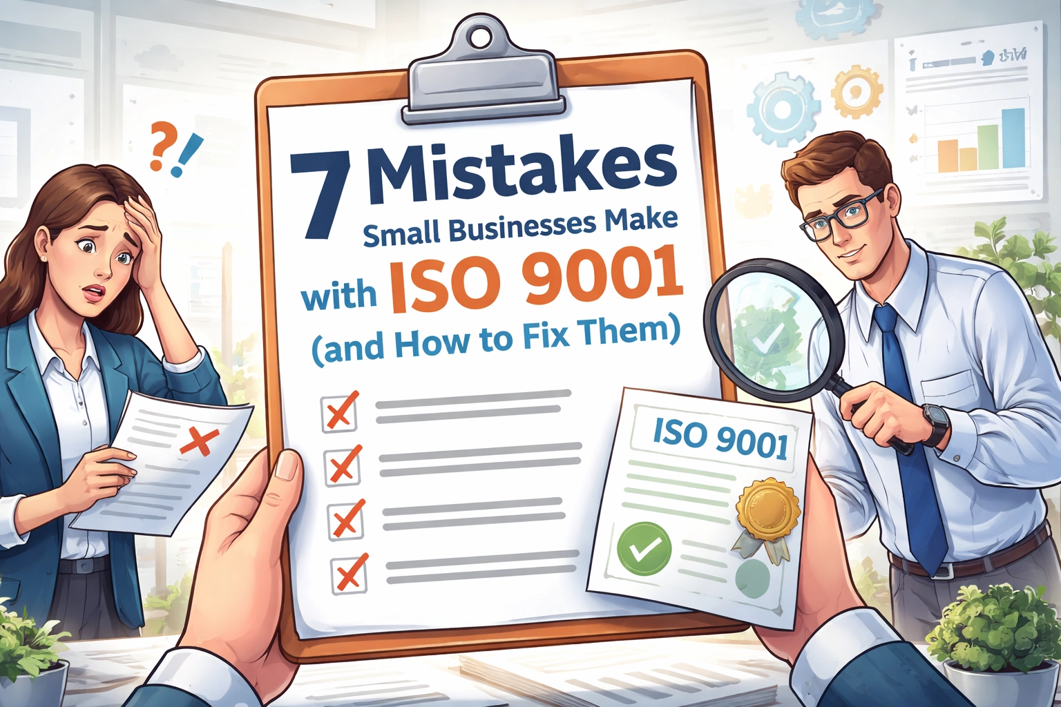 [HERO] 7 Mistakes Small Businesses Make with ISO 9001 (and How to Fix Them)