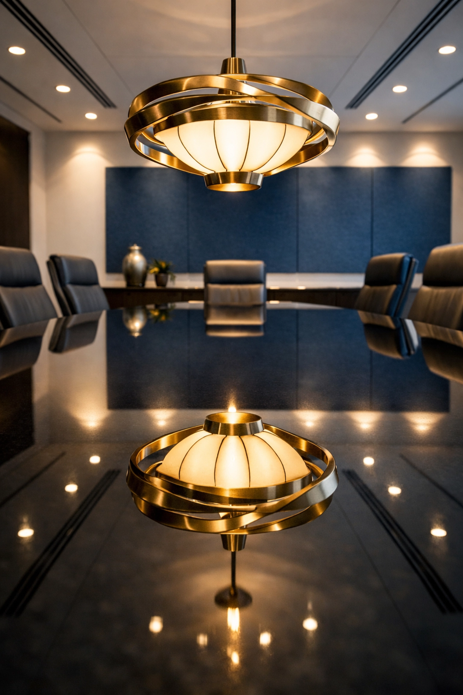 Professional executive boardroom in Marlborough with a polished table and streak-free surfaces.