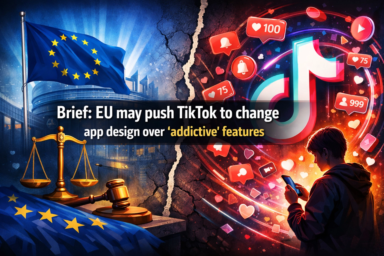 [HERO] Brief: EU may push TikTok to change app design over 