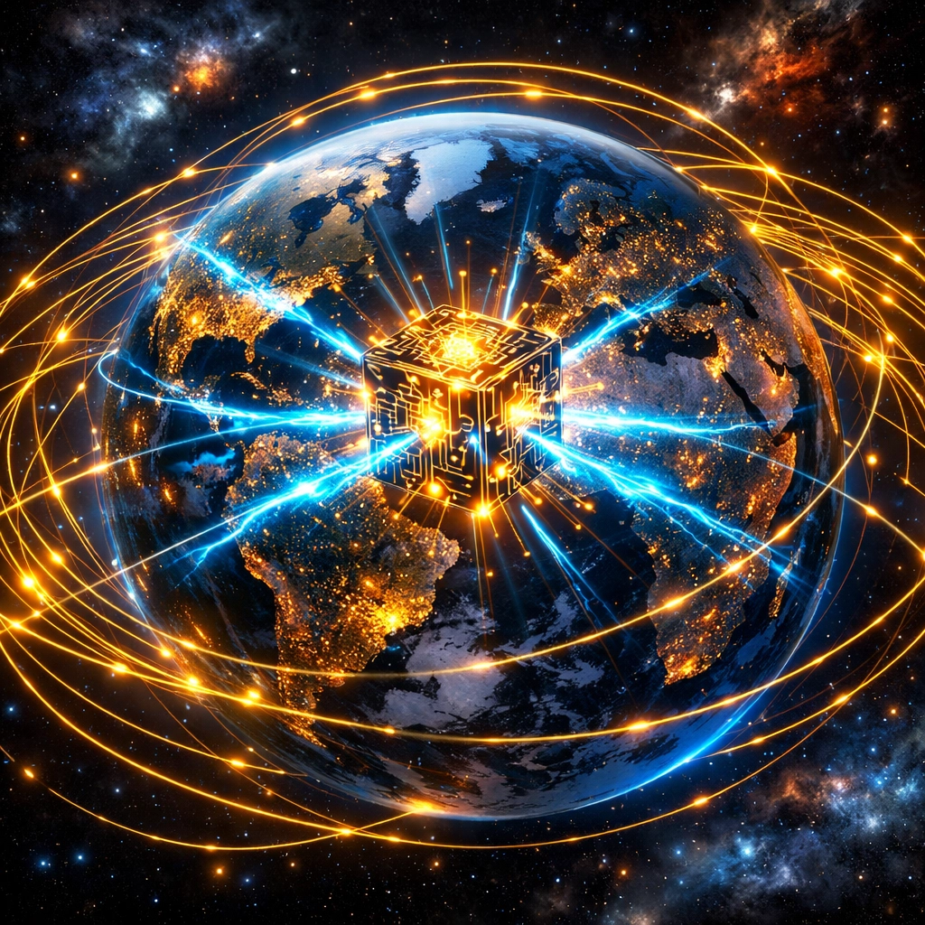 Larecoin.ai neural core routing fast decentralized Web3 global payments through an intelligent digital network.