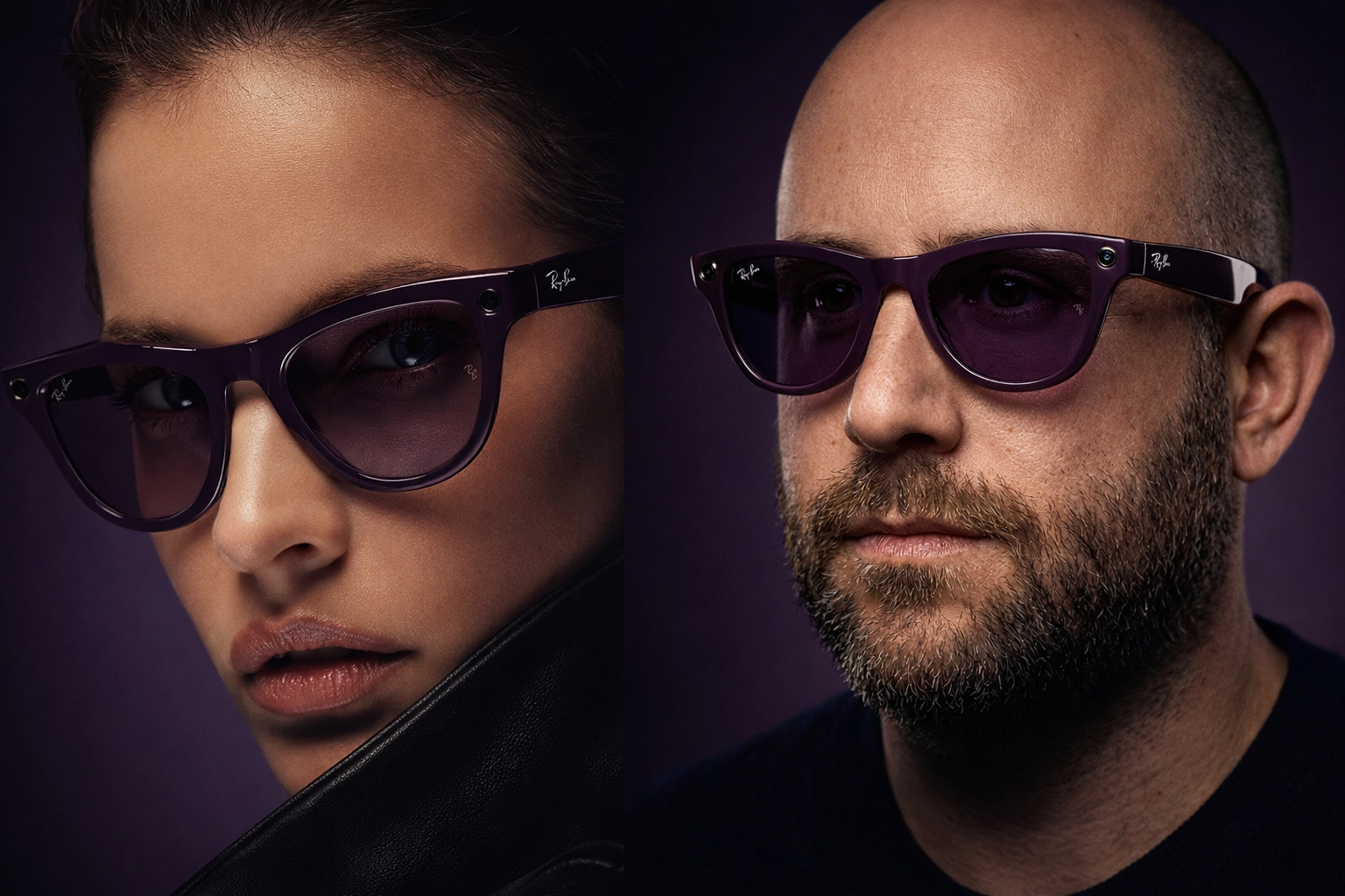 Ray-Ban AI recreation example showing seamless brand integration for a photo booth activation