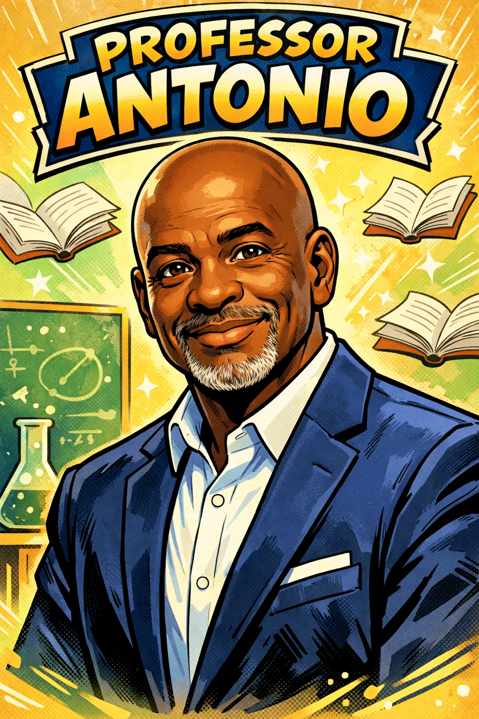 Professor Antonio presenting CRC Word of the Day vocabulary lesson for young men