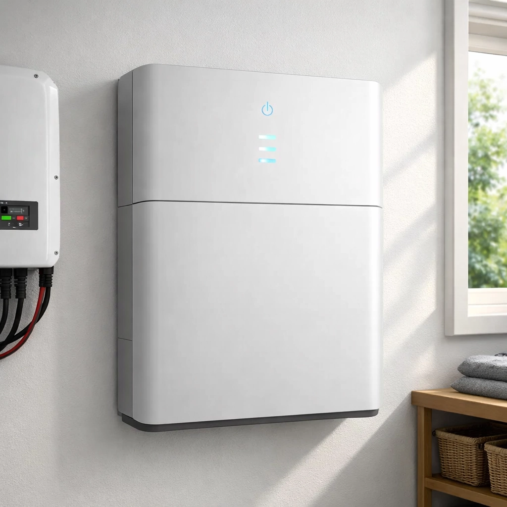 Moderner Batteriespeicher für PV-Anlage zur Optimierung des Eigenverbrauchs