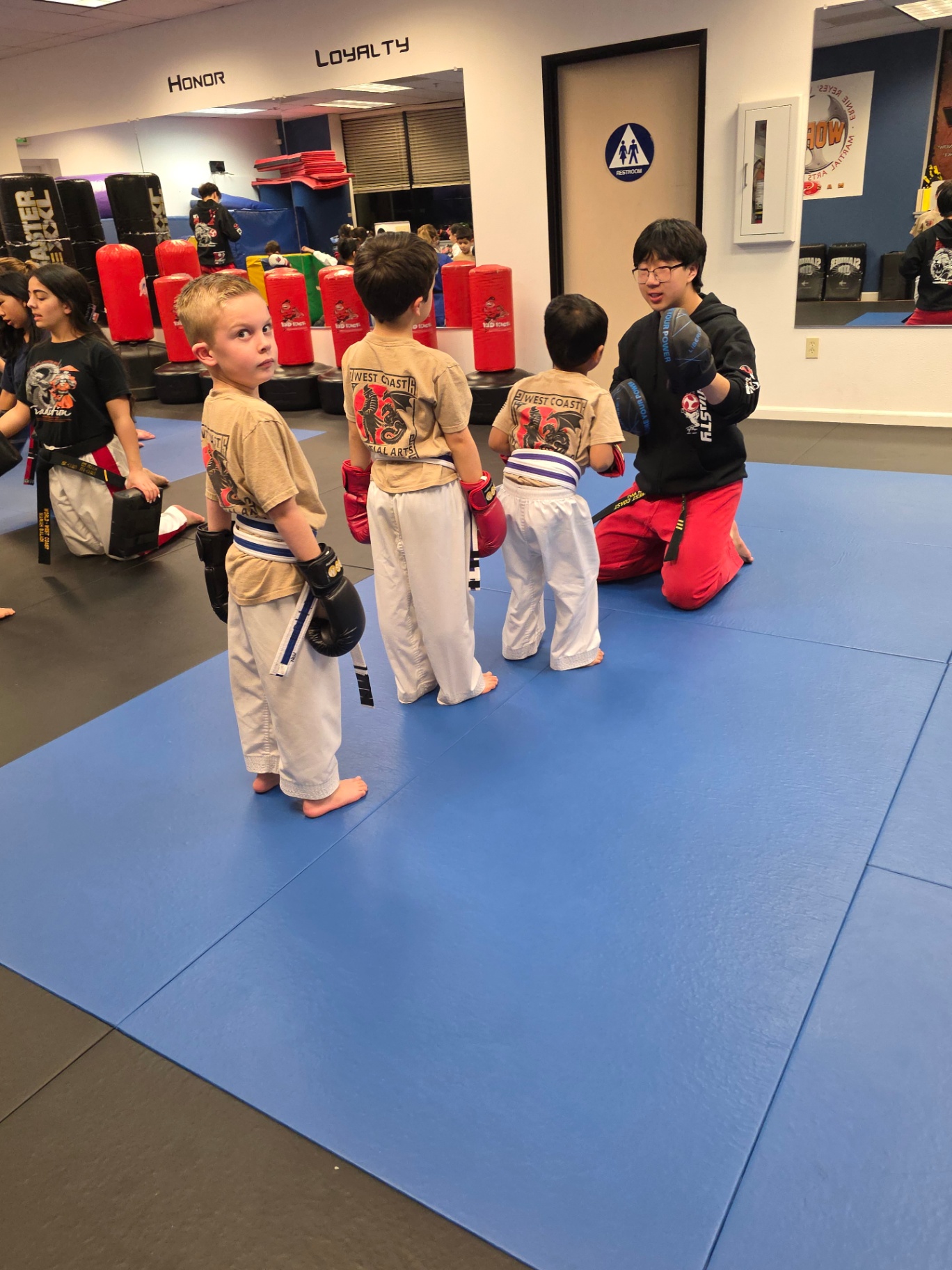 West Coast World Martial Arts Youth Training