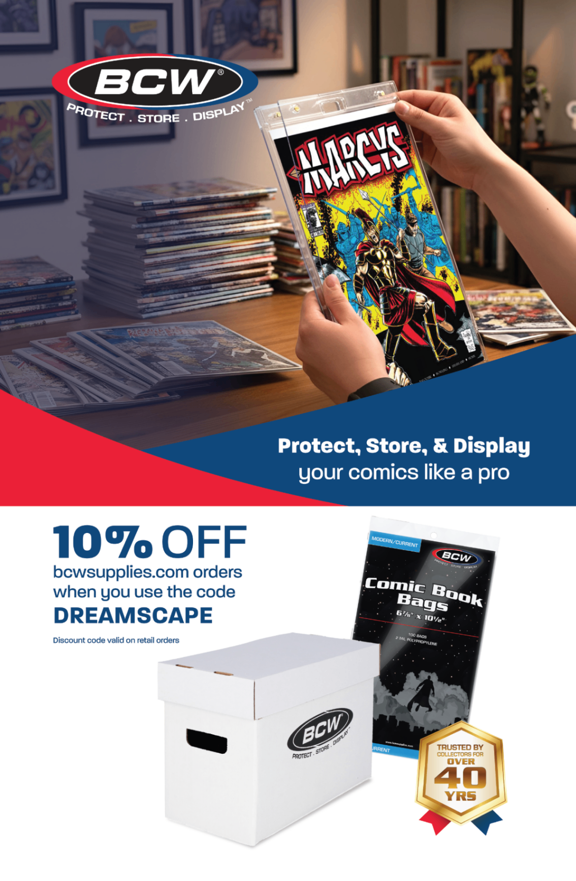 BCW Comic Book Supplies Promotion