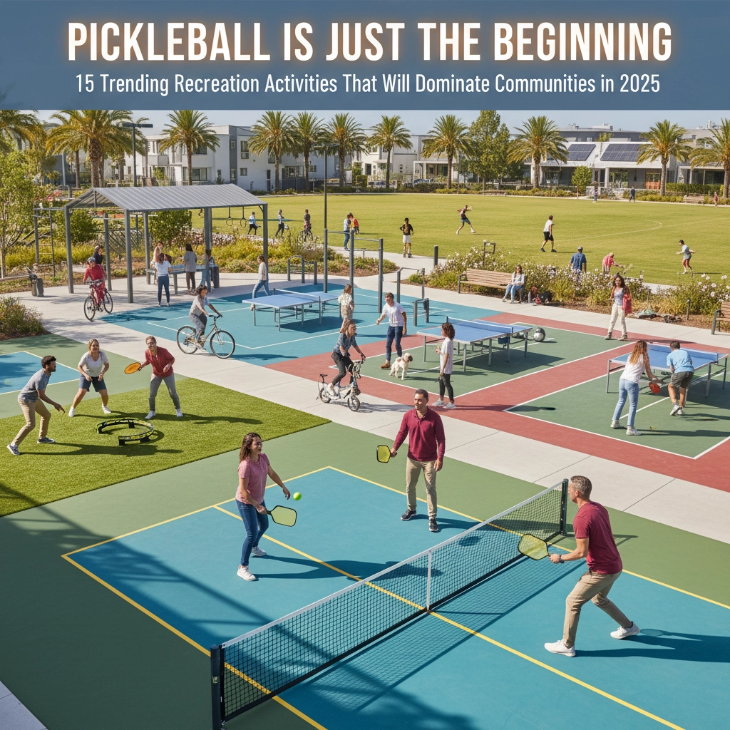 Pickleball is Just the Beginning: 15 Trending Recreation Activities That Will Dominate Communities in 2025