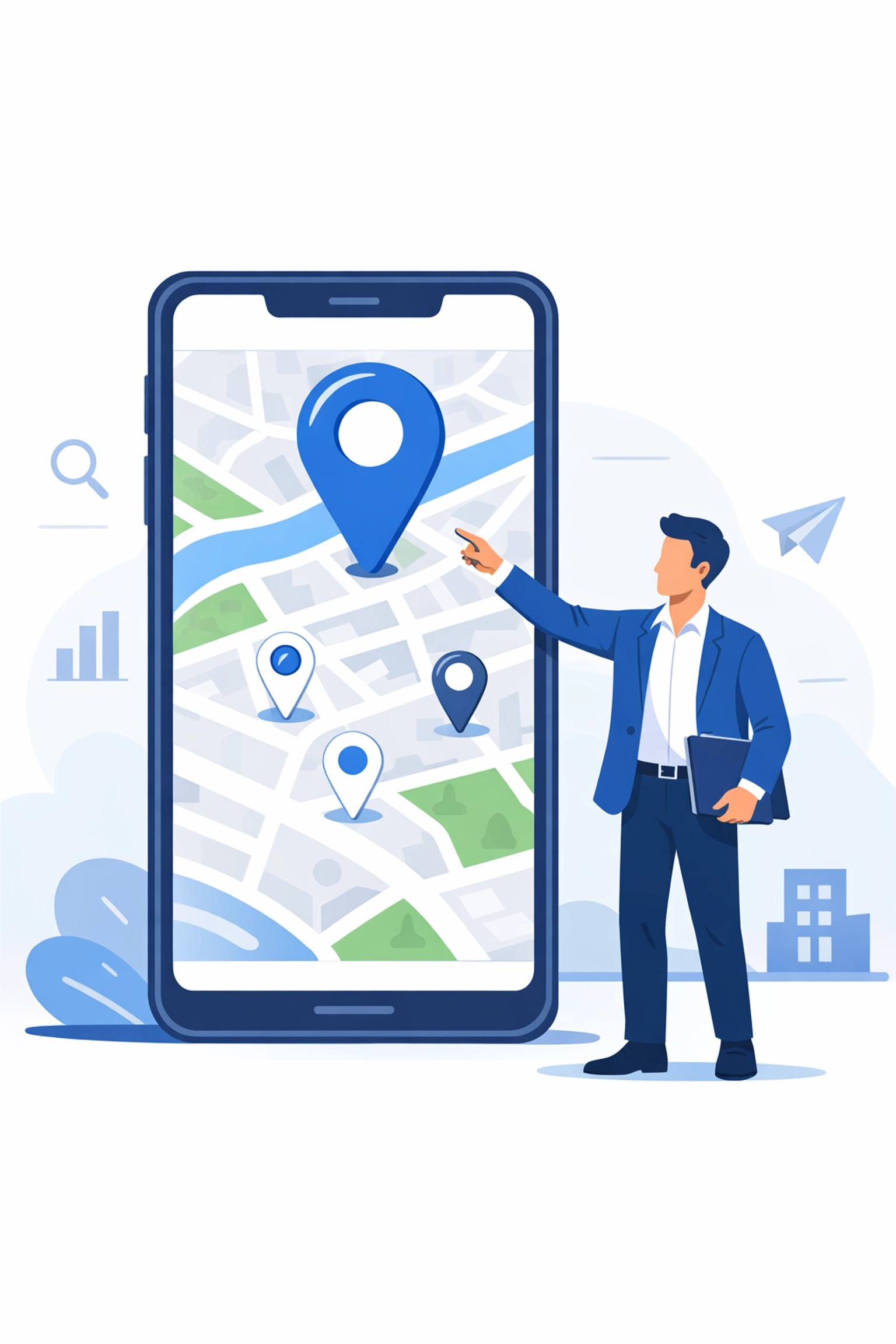 Dominating the Google Map Pack for Monmouth County SEO results on a mobile device display.