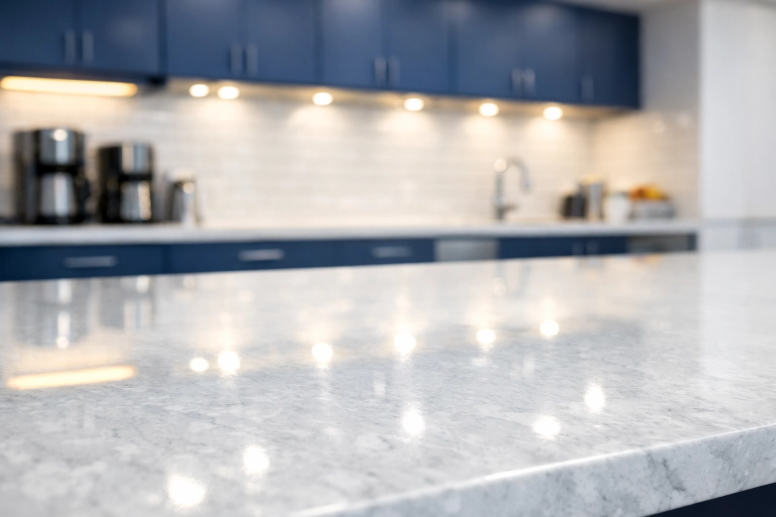 Hygienic corporate breakroom sanitized by expert commercial cleaning services in Hopkinton Massachusetts.