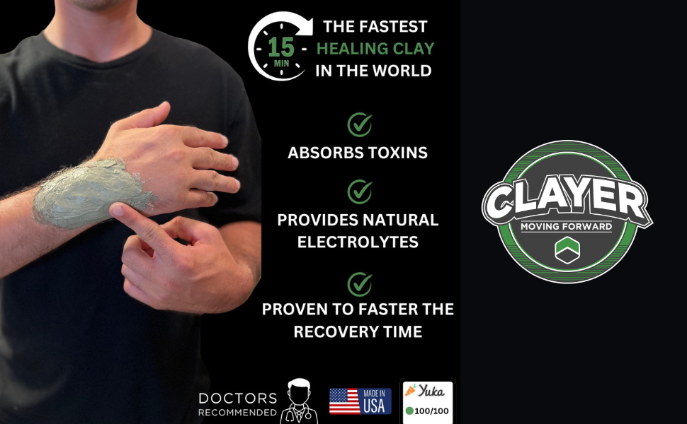 Clayer French Green Clay Sports Recovery Application