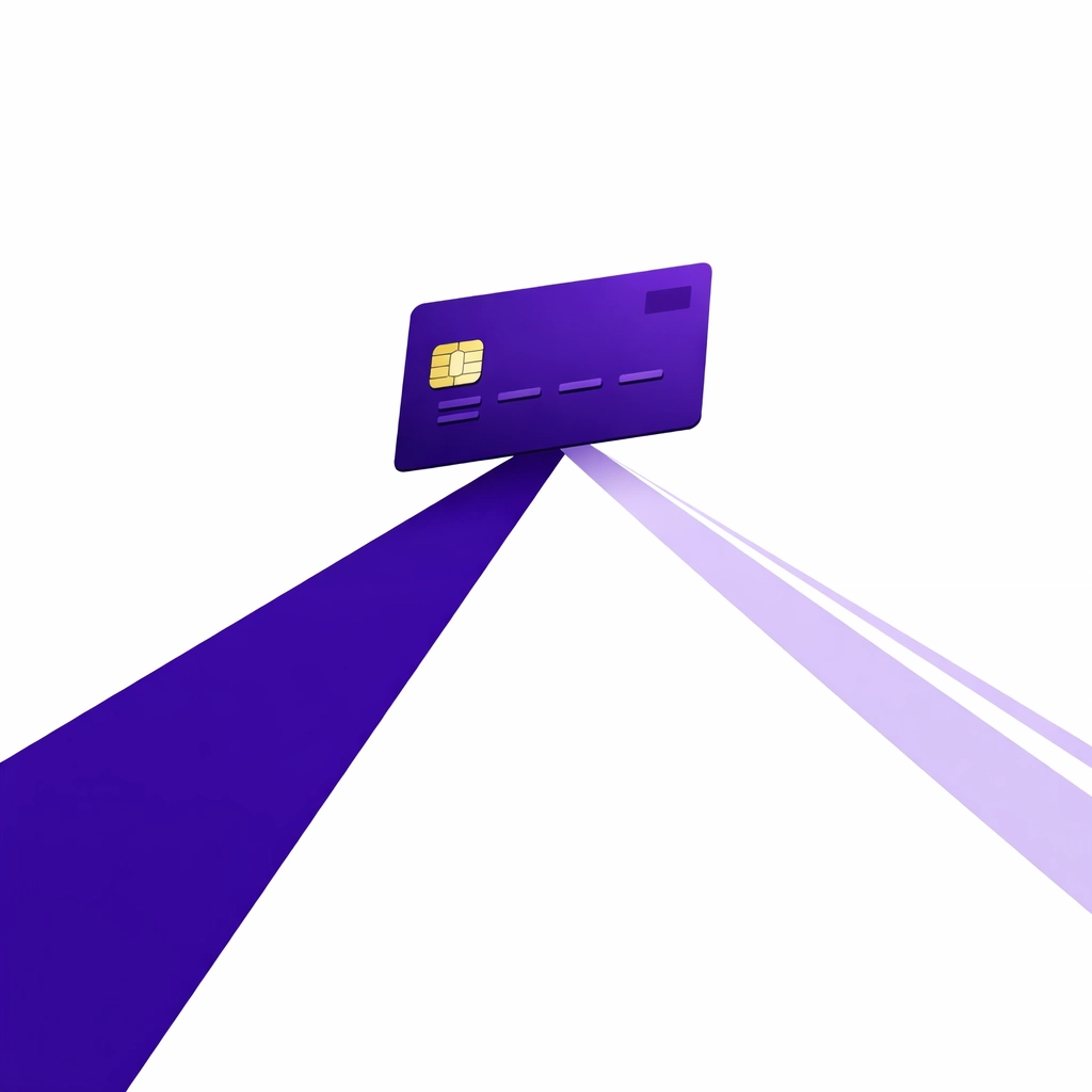 Visualizing the split between gross sales revenue and merchant processing fees in bookkeeping.
