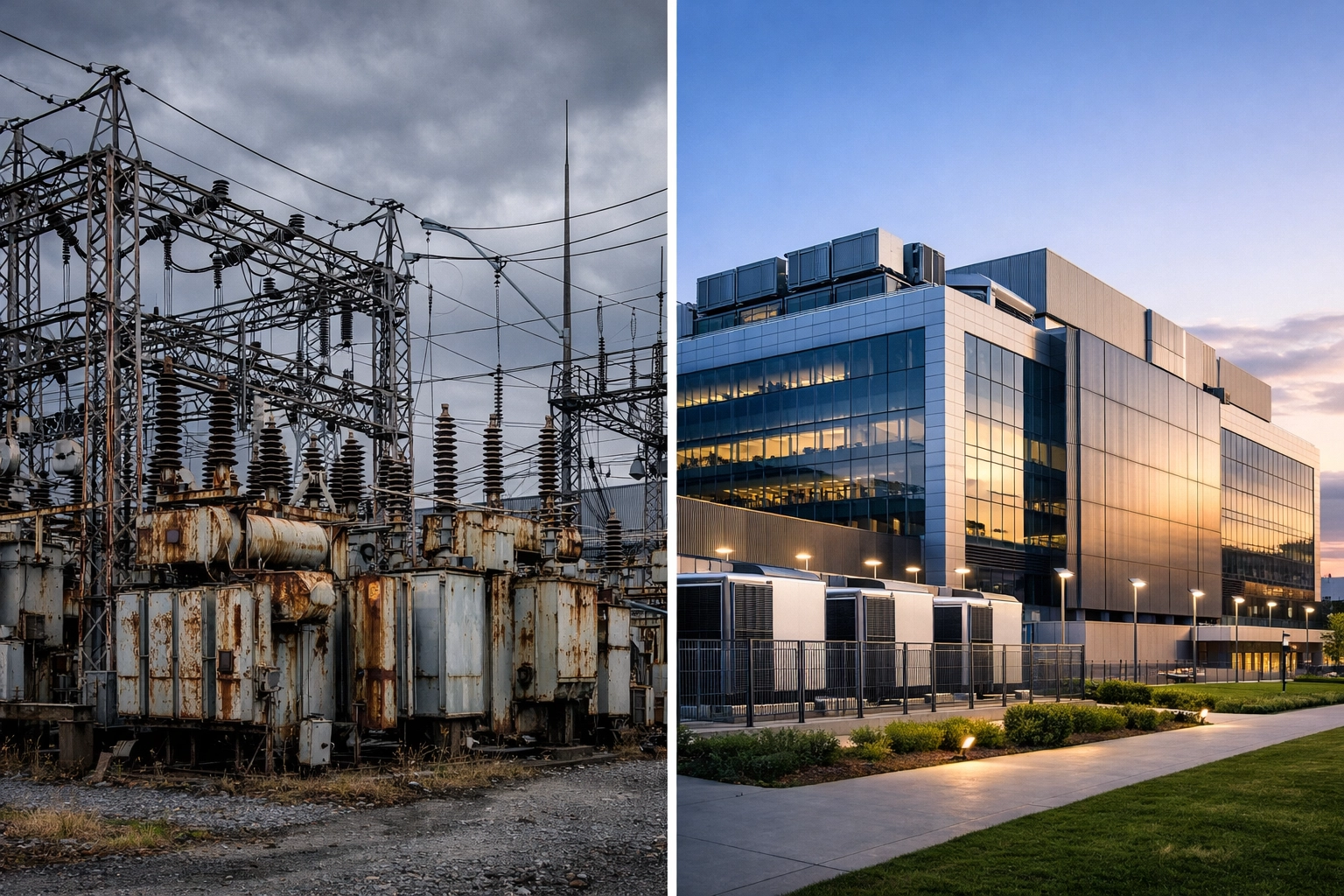 Aging NY electrical grid infrastructure versus modern data center energy demands