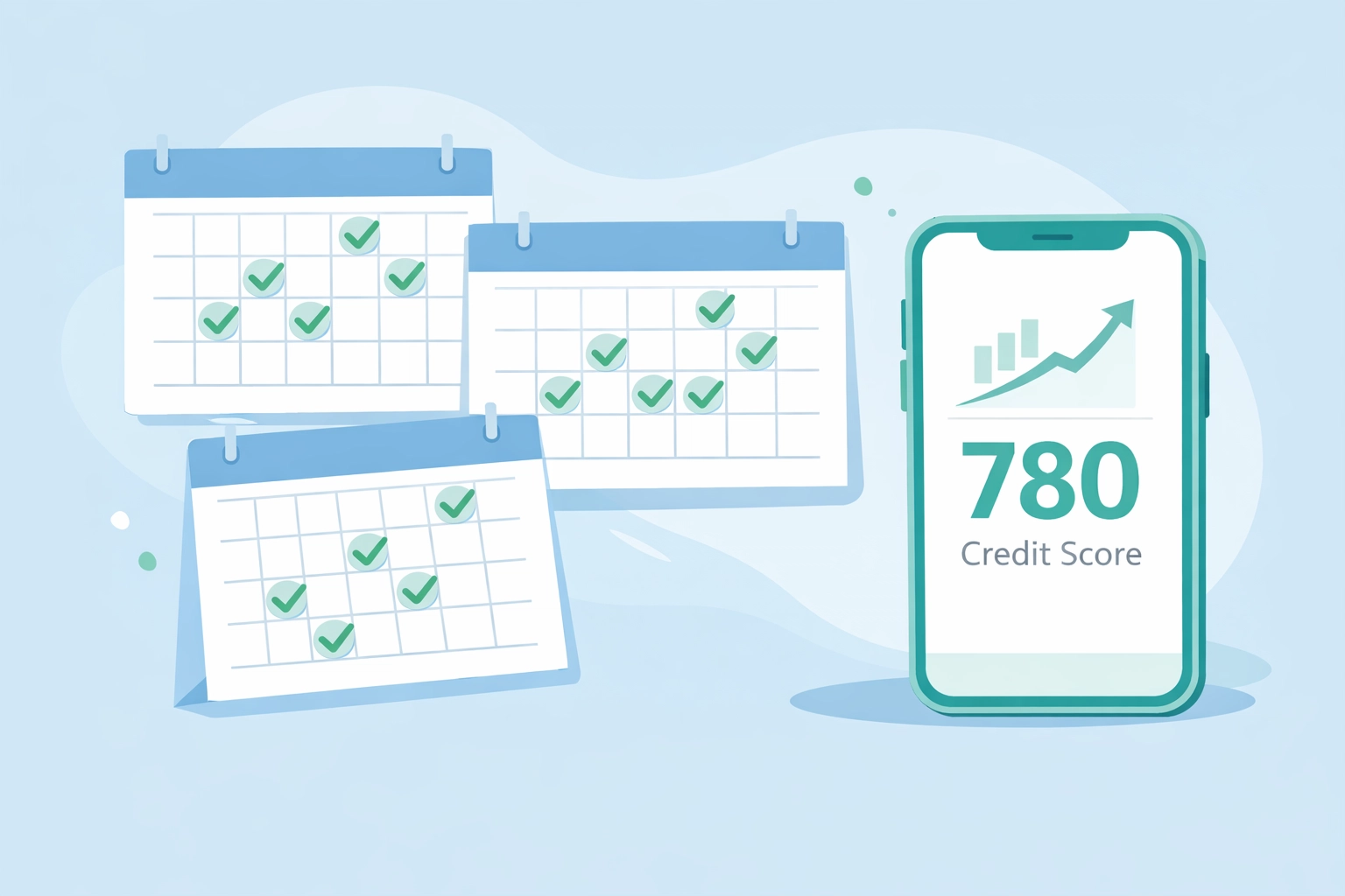 Monitoreo mensual de progreso de score de crédito para familias latinas