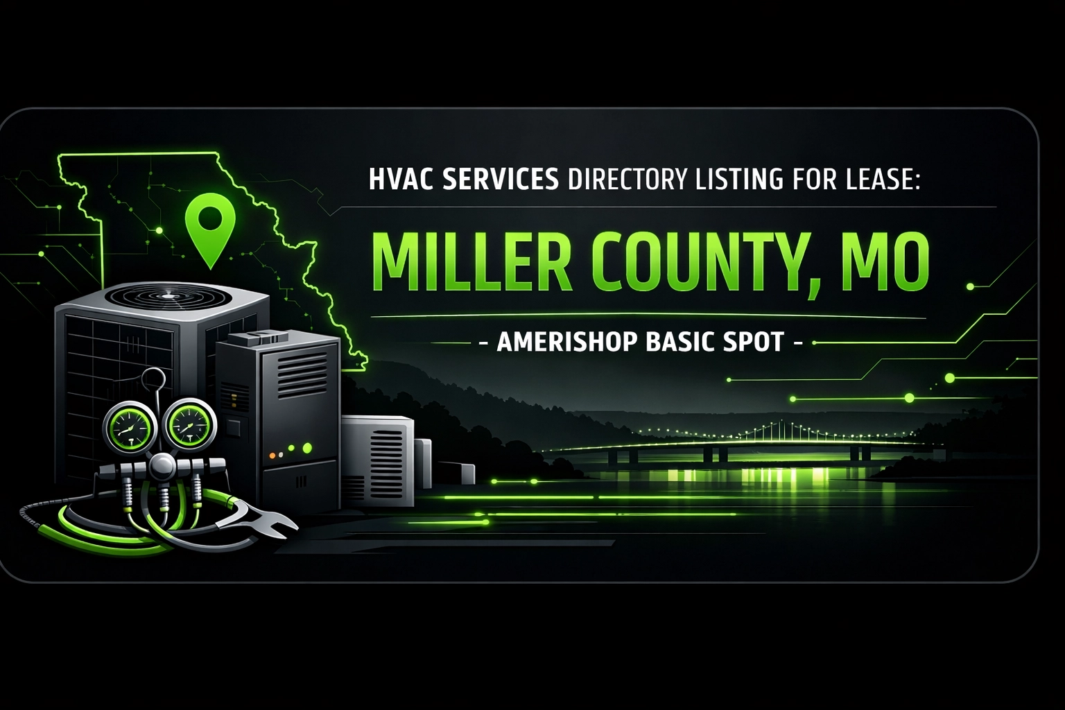 [HERO] HVAC Services Directory Listing For Lease: Miller County, MO - Amerishop Basic Spot
