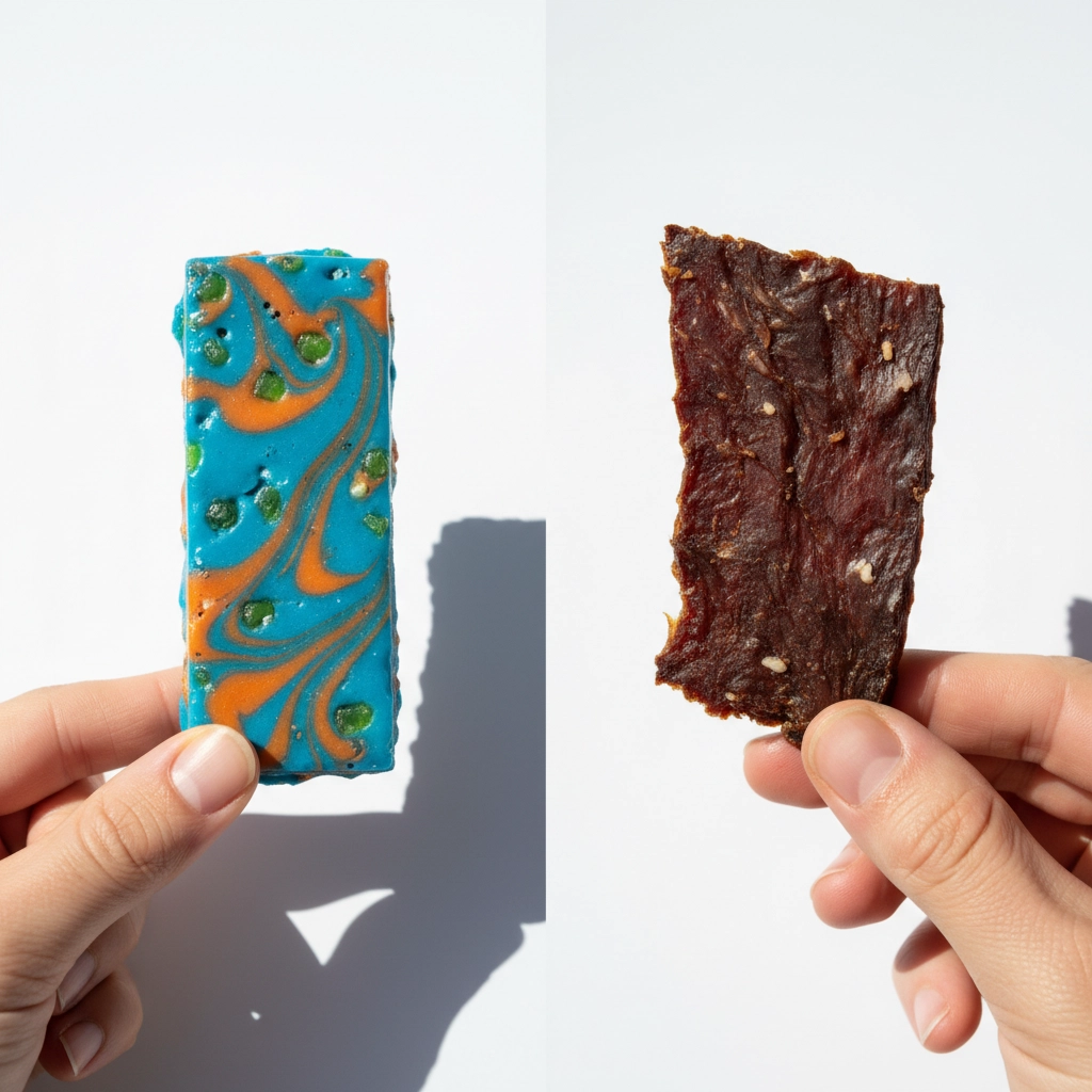 Air dried beef snack biltong on board, healthy biltong snacks Australia, benefits of biltong