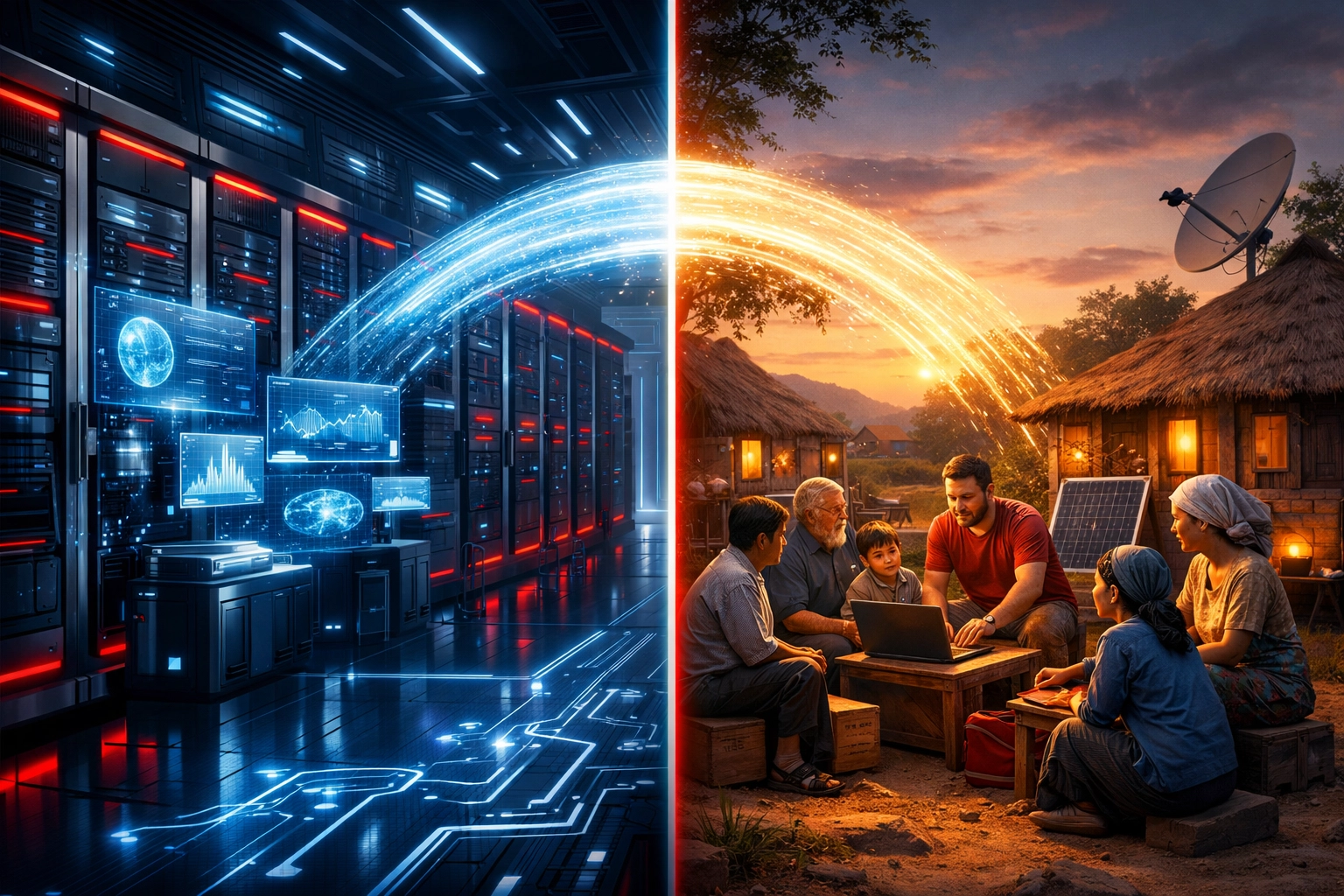 AI technology bridging modern innovation with community service and biblical wisdom