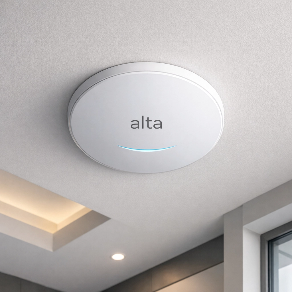 Alta Labs WiFi access point professionally installed in Las Colinas home