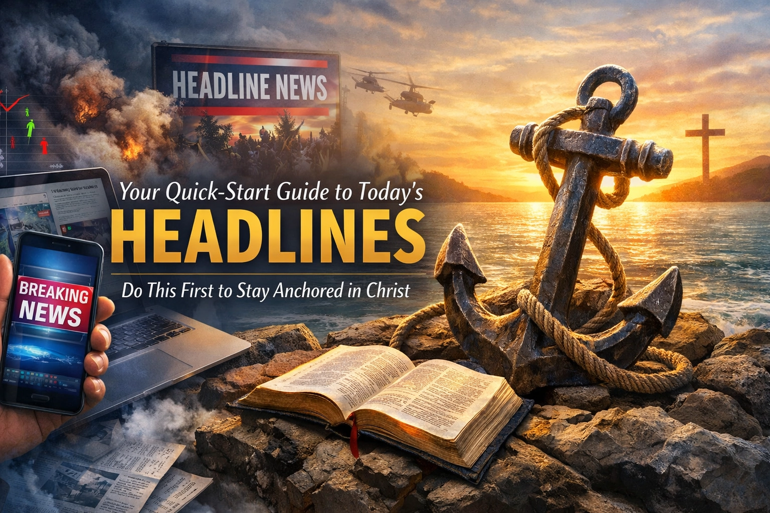 [HERO] Your Quick-Start Guide to Today’s Headlines: Do This First to Stay Anchored in Christ