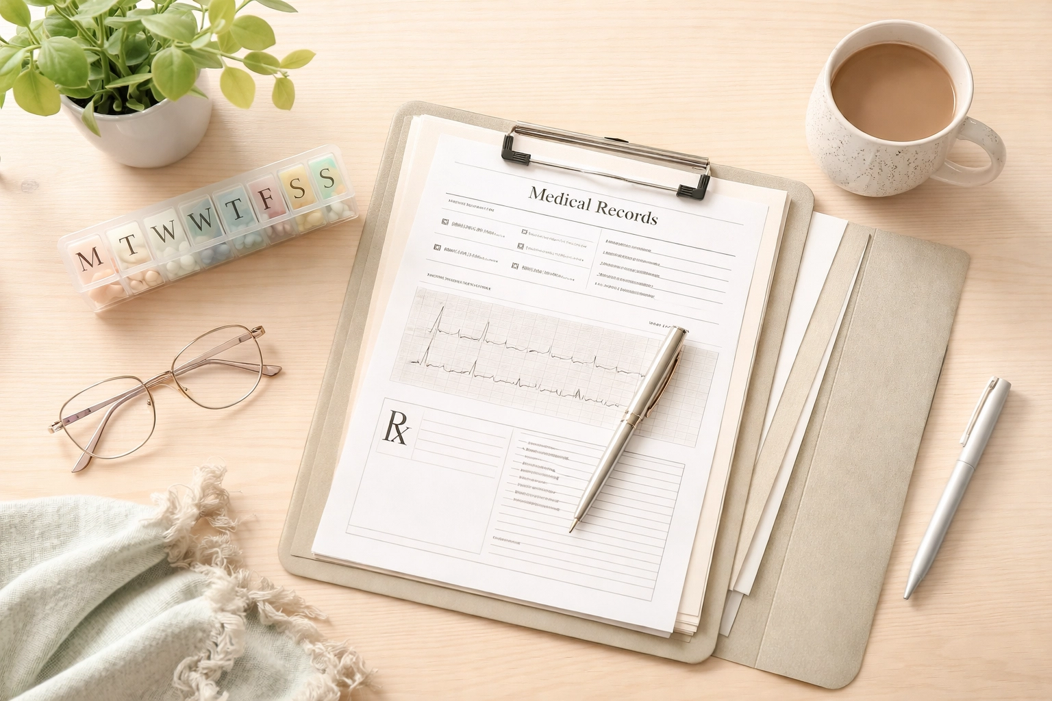 Organized discharge paperwork and medication for senior assisted living in Sarasota