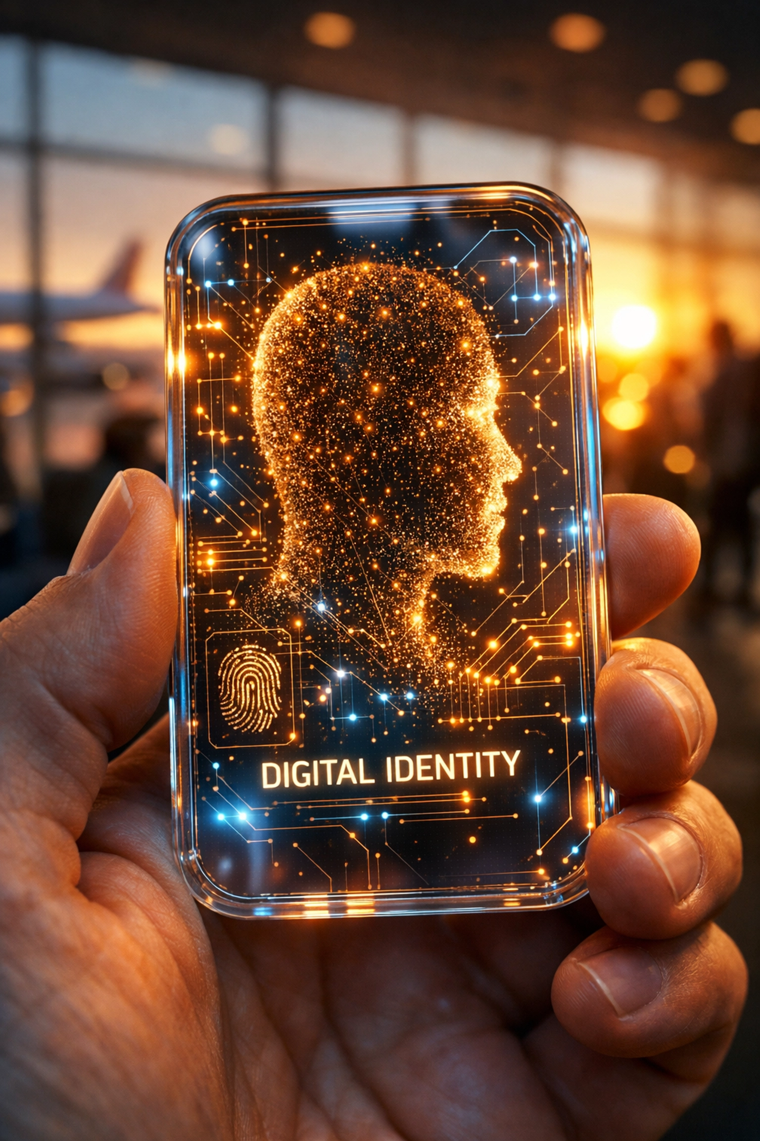 How the Top 10 Global AI Players are Transforming E-Consular Services Today Handheld digital identity map showing responsible AI government and secure visa processing.