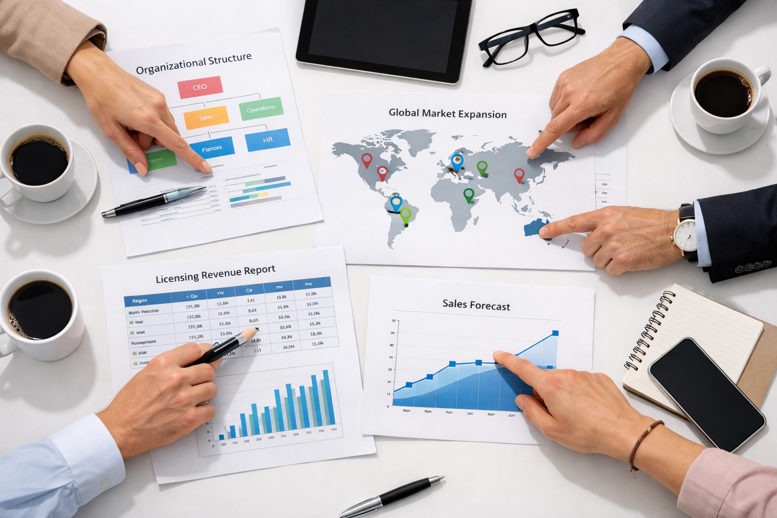 ServiceNow license optimization strategy session with regional planning documents