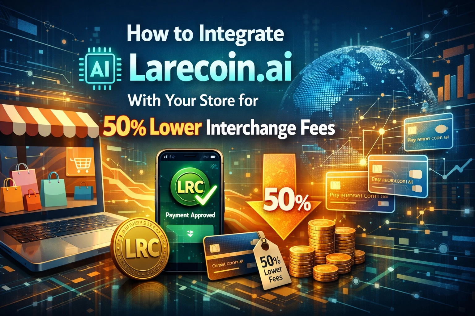 [HERO] How to Integrate Larecoin.ai With Your Store for 50% Lower Interchange Fees