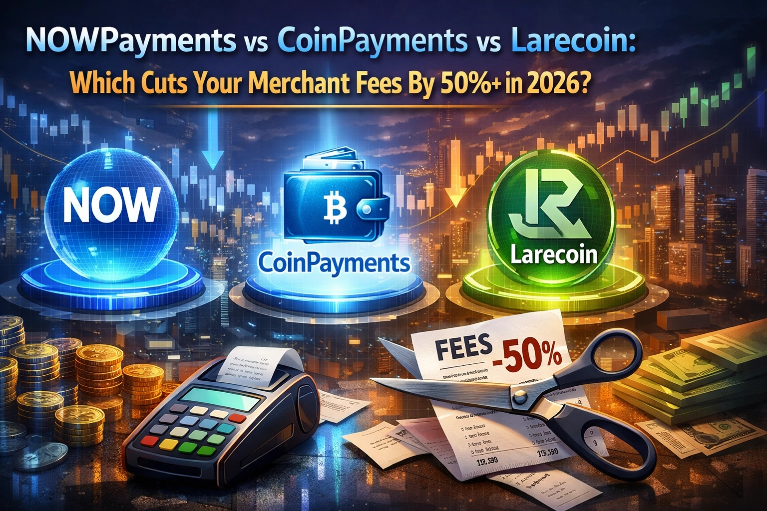 NOWPayments vs CoinPayments vs Larecoin: Which Cuts Your Merchant Fees By 50%+ in 2026?