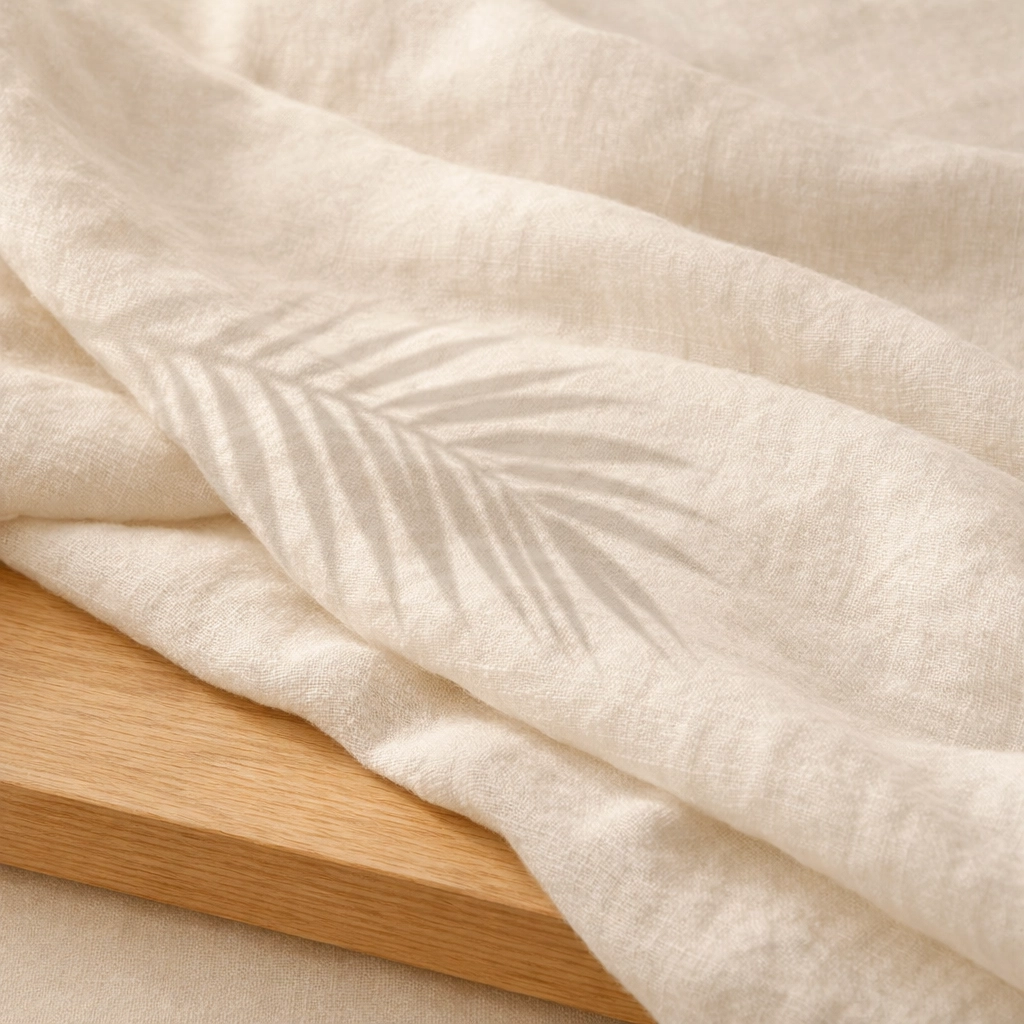 Minimalist scene with soft palm shadows representing nervous system regulation and stress relief in St. Pete.