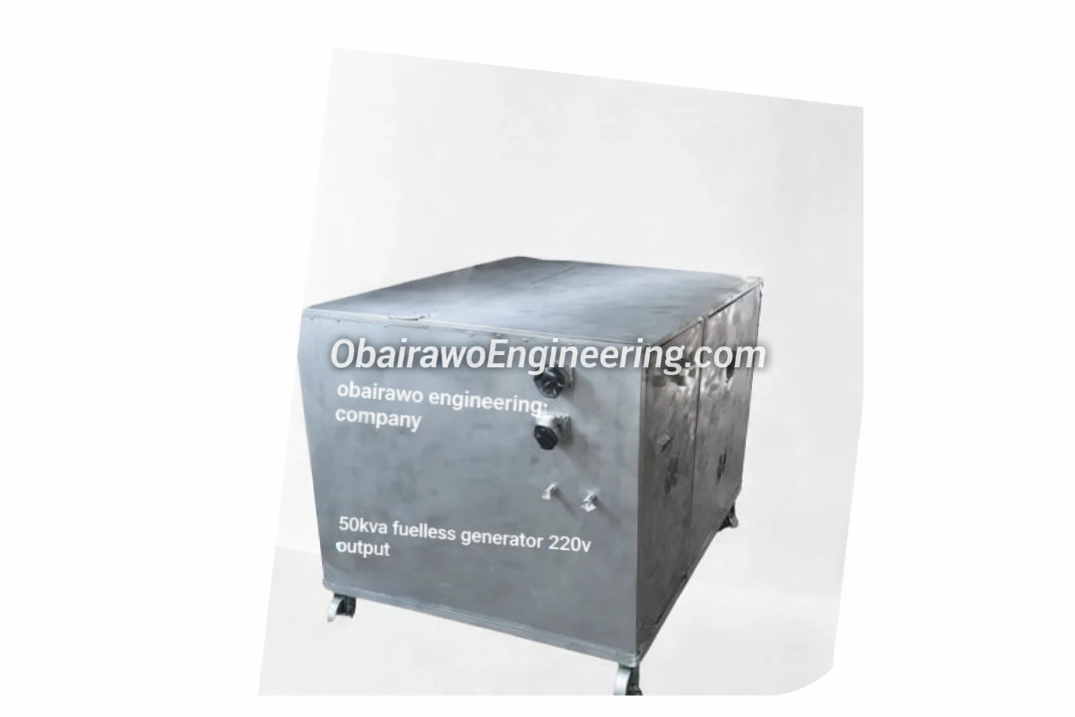 Industrial 50KVA Obairawo Fuelless Generator