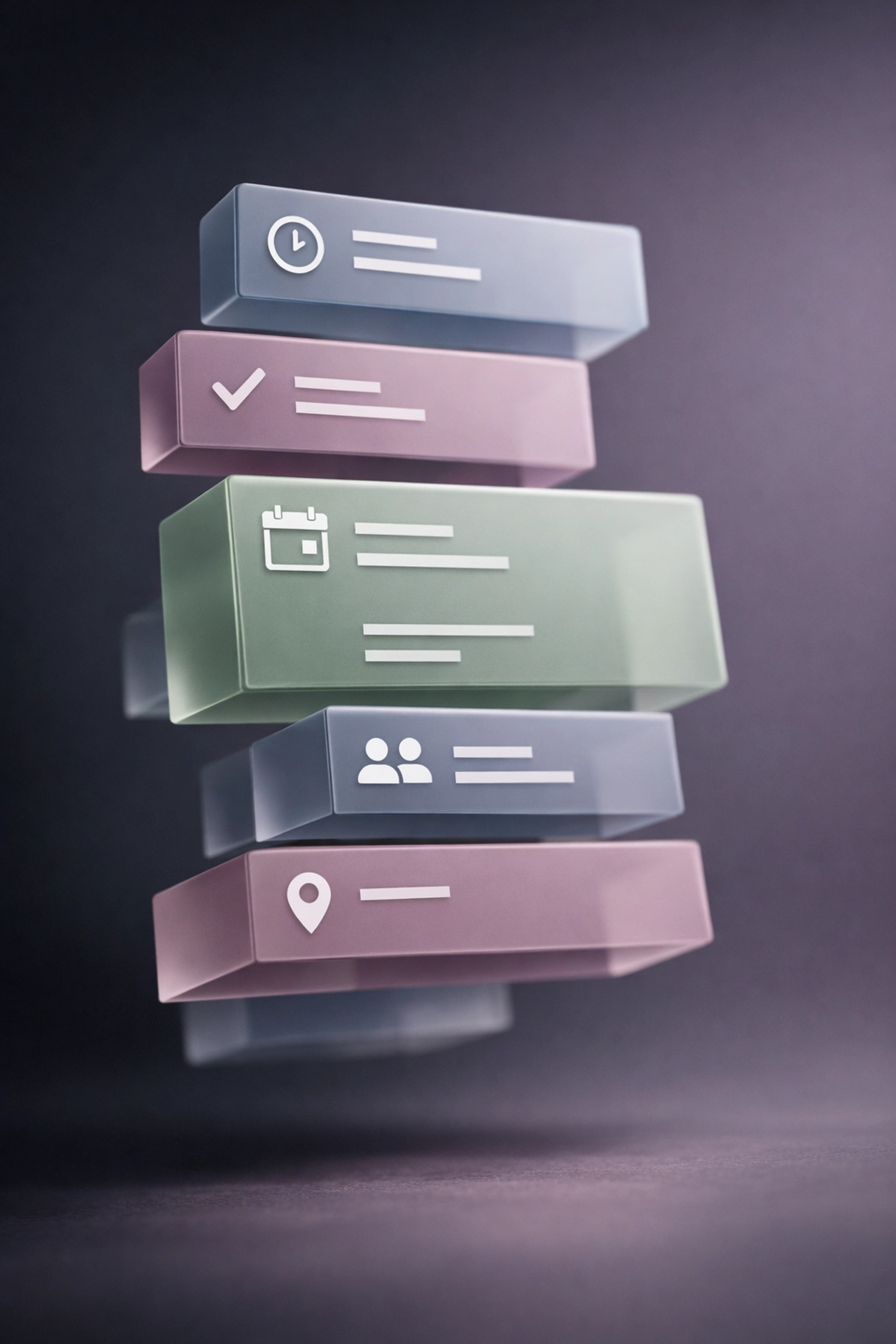 Muted, sensory-friendly Google Calendar event colors showing visual hierarchy for ADHD and focus.