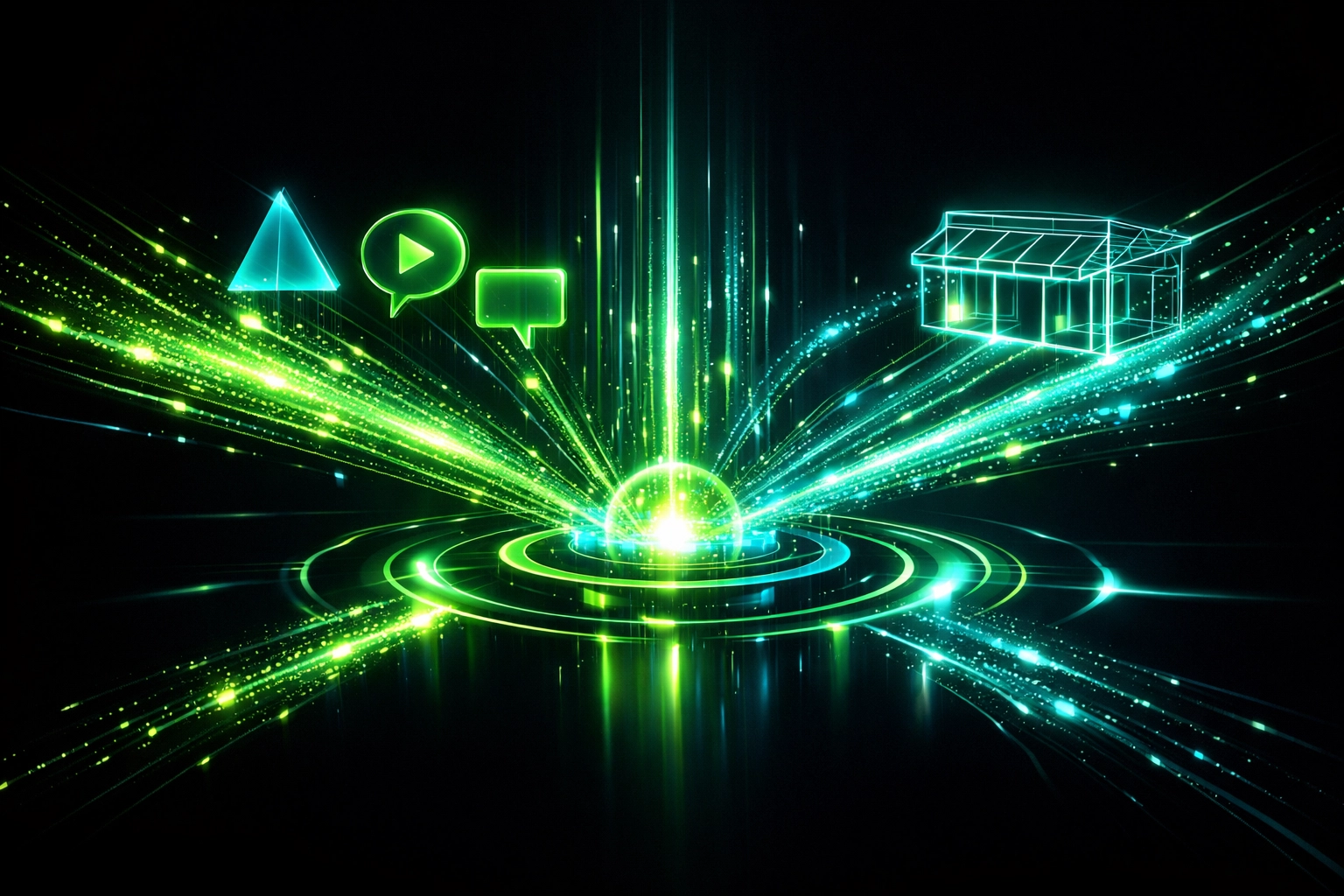 Real-time inventory sync across social media channels and physical store POS