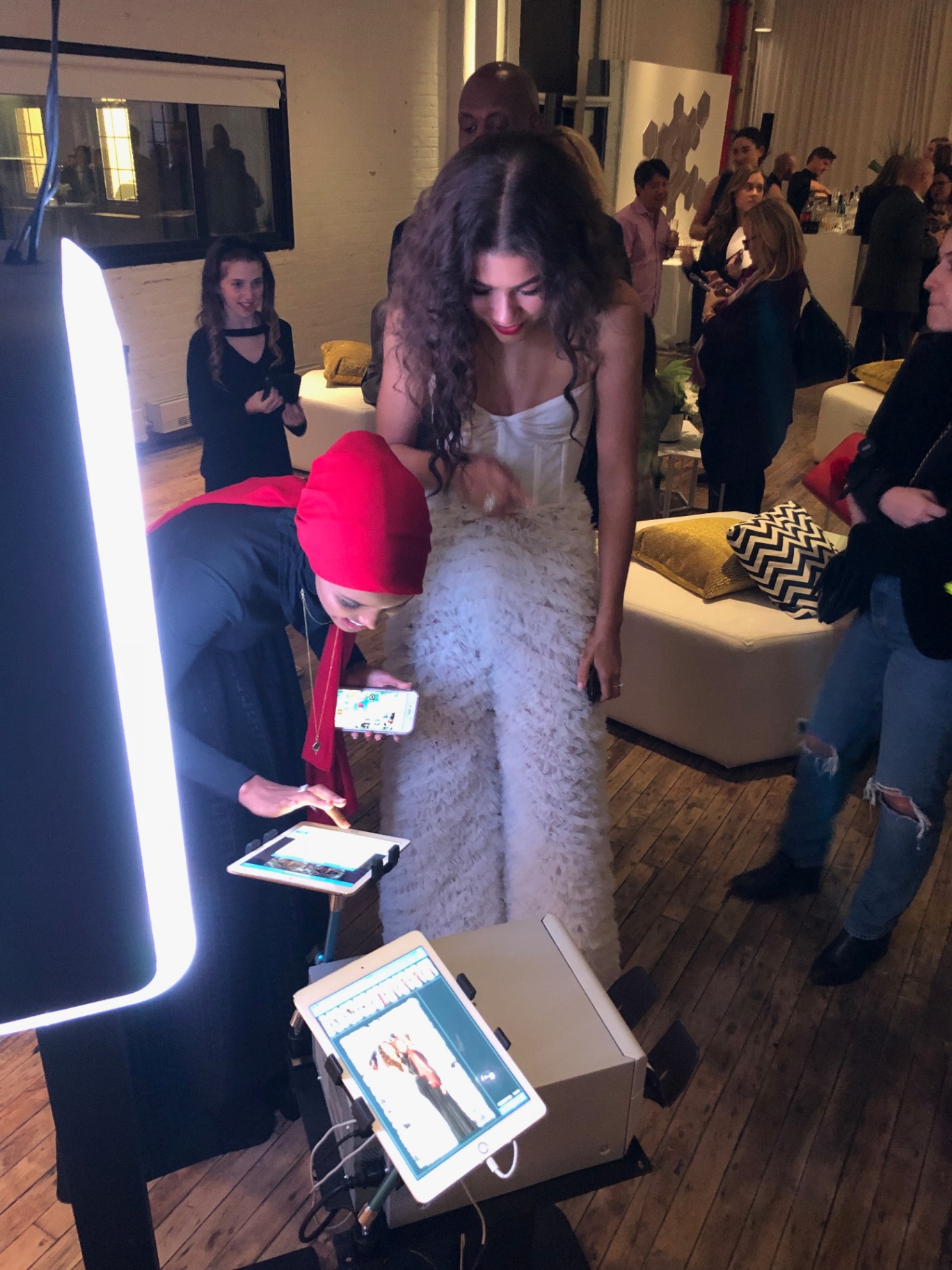 Las Vegas trade show photo booth lead capture