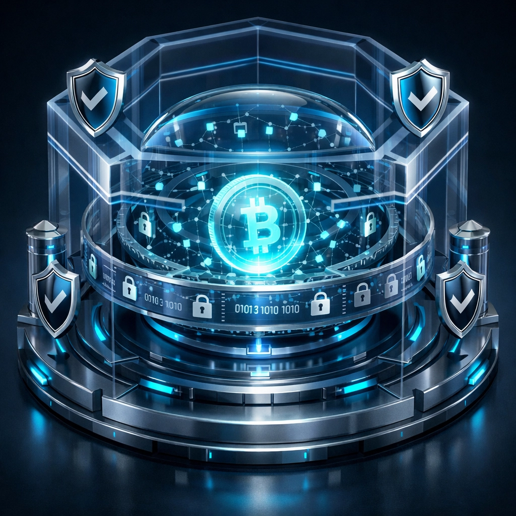 Multi-layered security infrastructure protecting digital assets with institutional-grade custody solutions