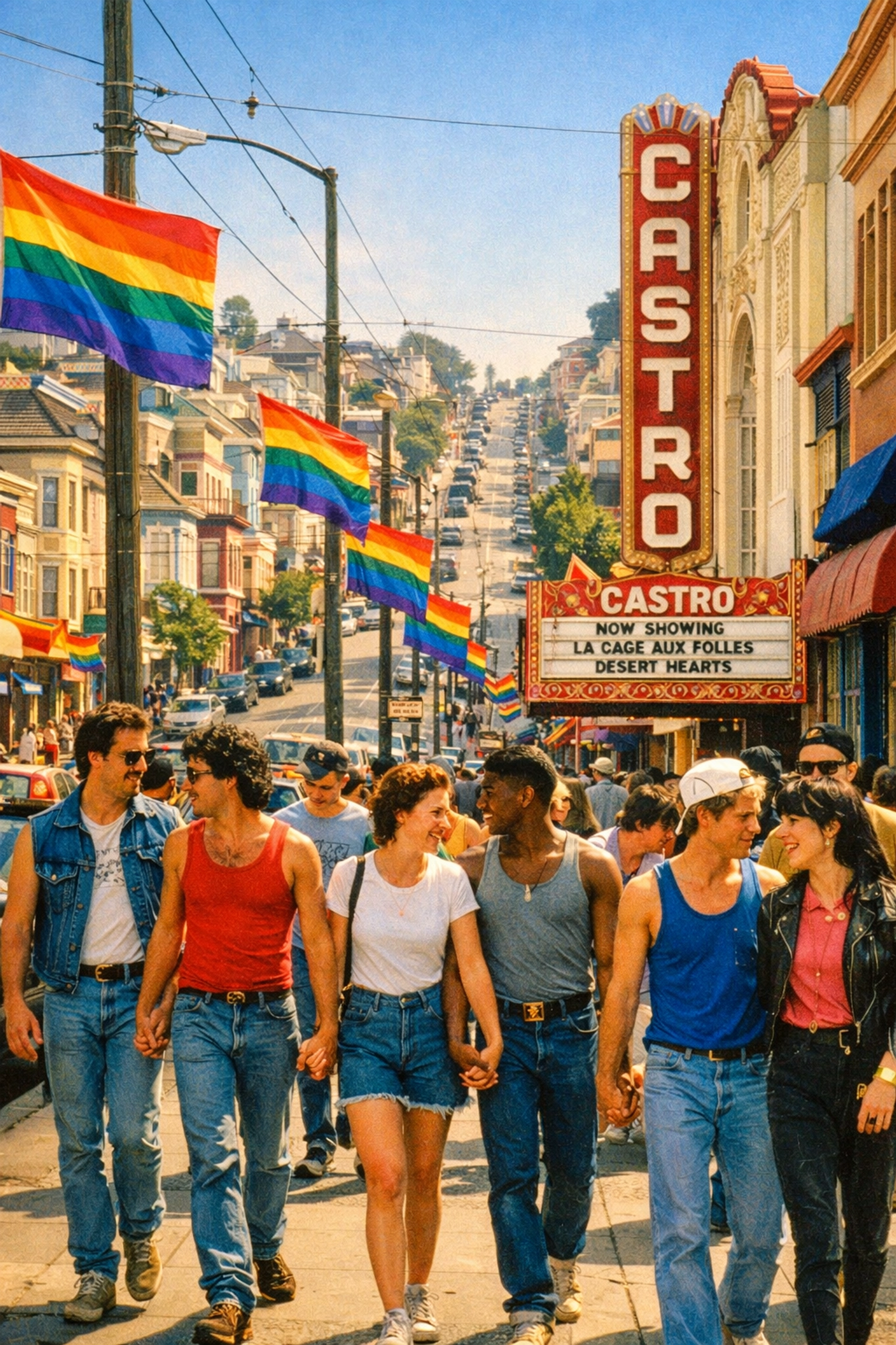 Castro district San Francisco LGBTQ+ pride celebrating gay literature and community